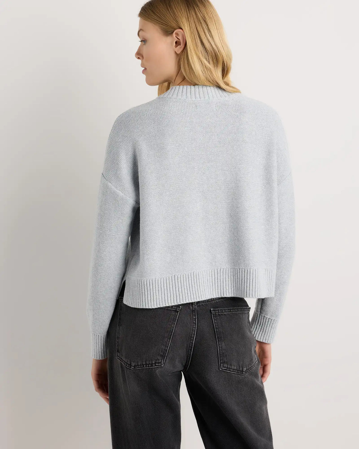 100% Organic Cotton Cropped Cardigan