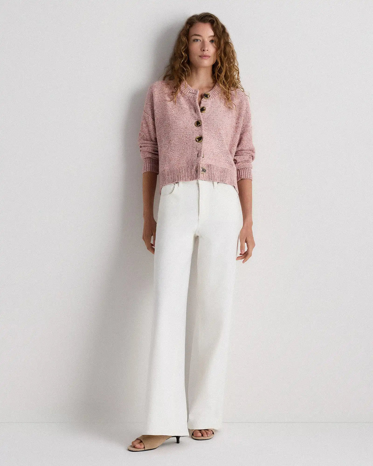 100% Organic Cotton Cropped Cardigan