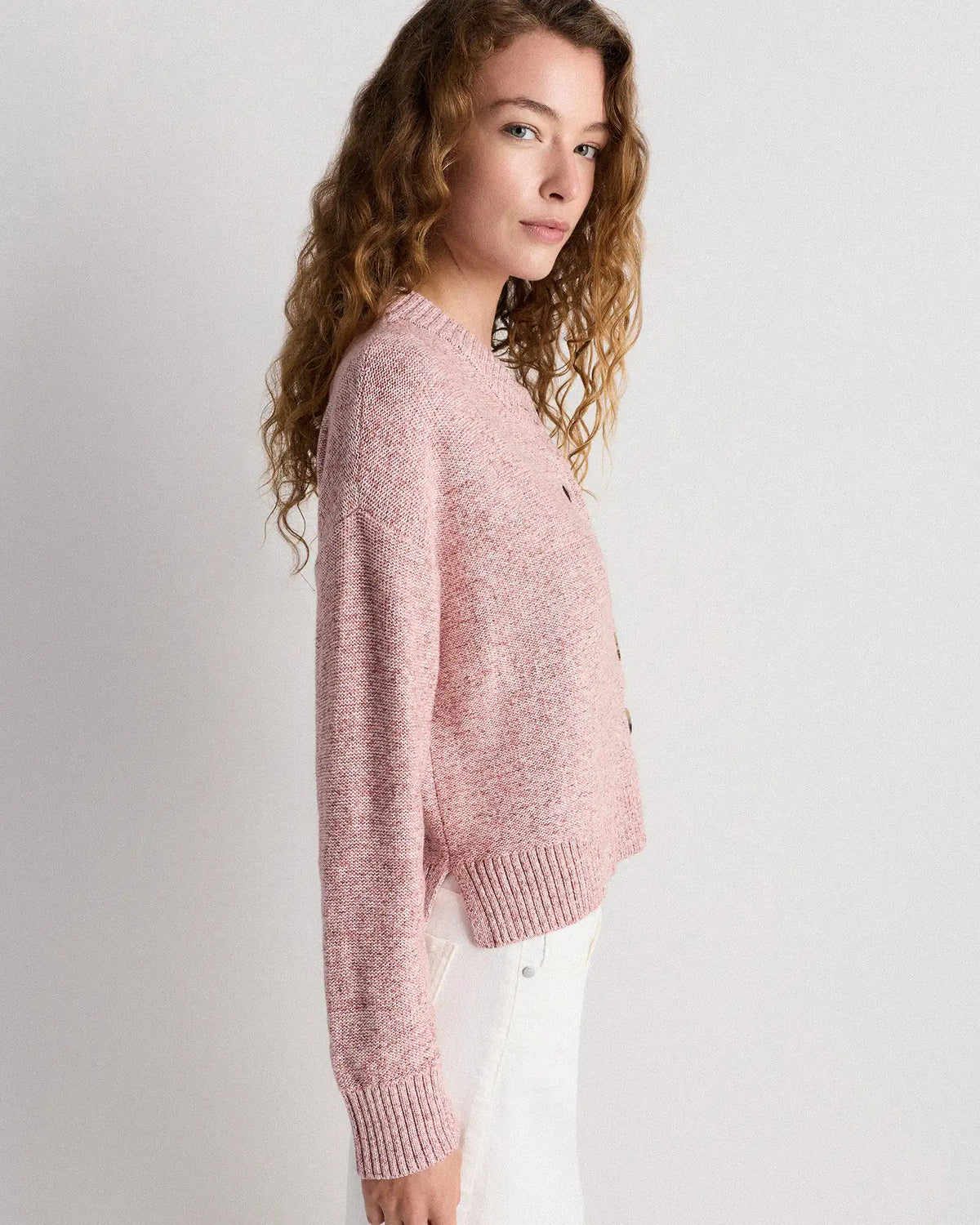 100% Organic Cotton Cropped Cardigan