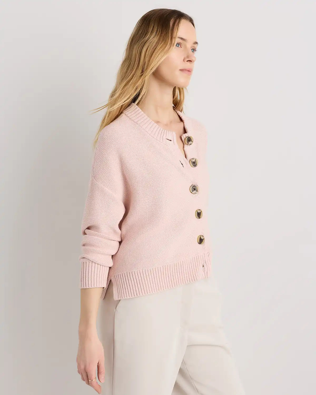 100% Organic Cotton Cropped Cardigan