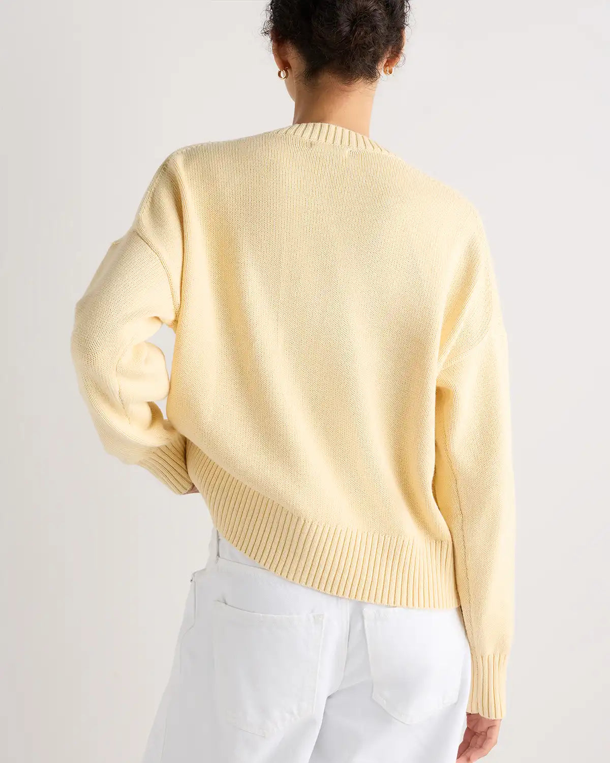 100% Organic Cotton Boyfriend Crew Sweater