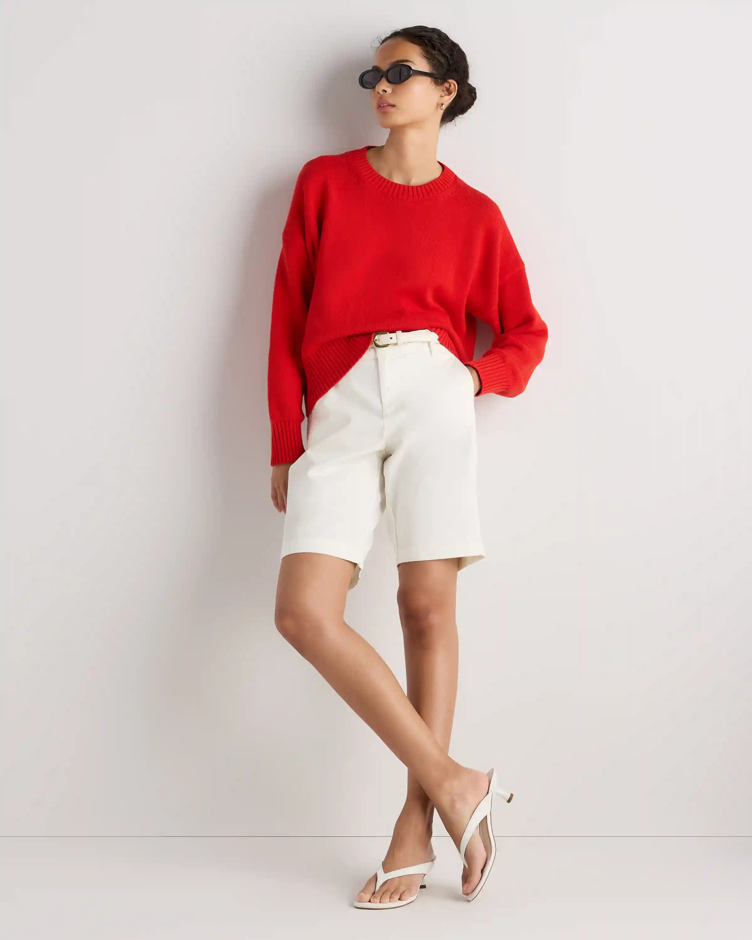 100% Organic Cotton Boyfriend Crew Sweater