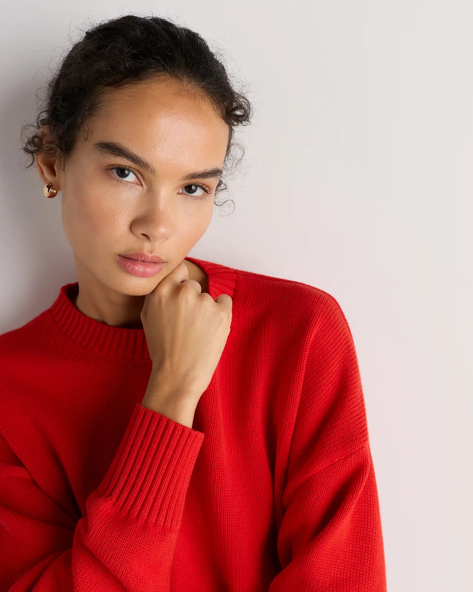 100% Organic Cotton Boyfriend Crew Sweater