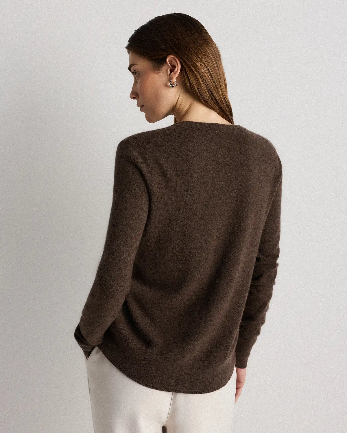 Mongolian Cashmere Cardigan Sweater