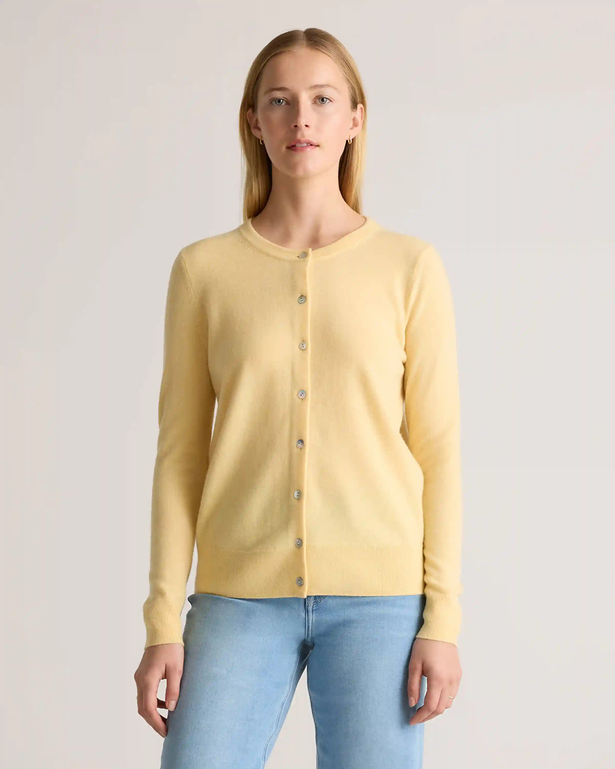 Mongolian Cashmere Cardigan Sweater