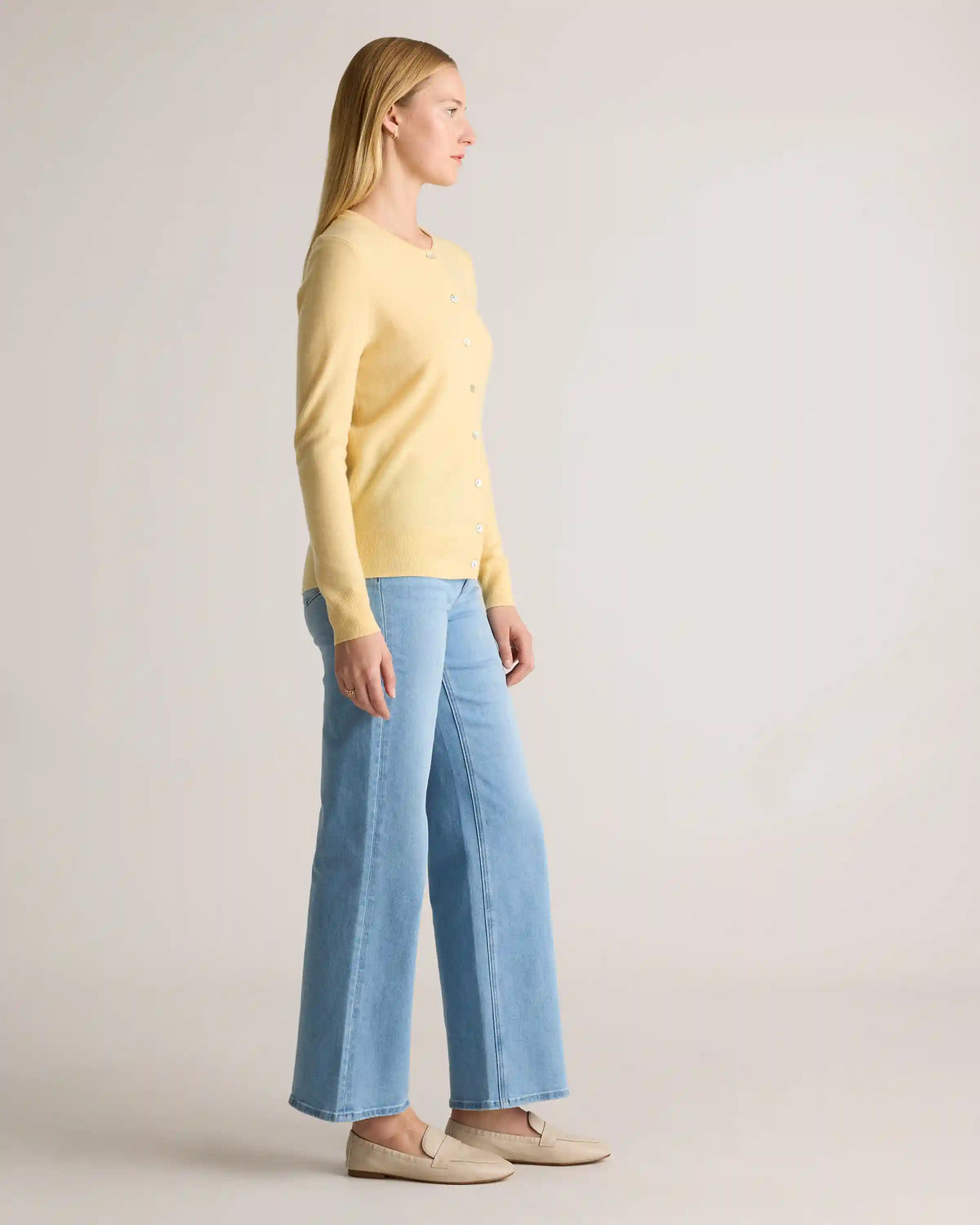 Mongolian Cashmere Cardigan Sweater