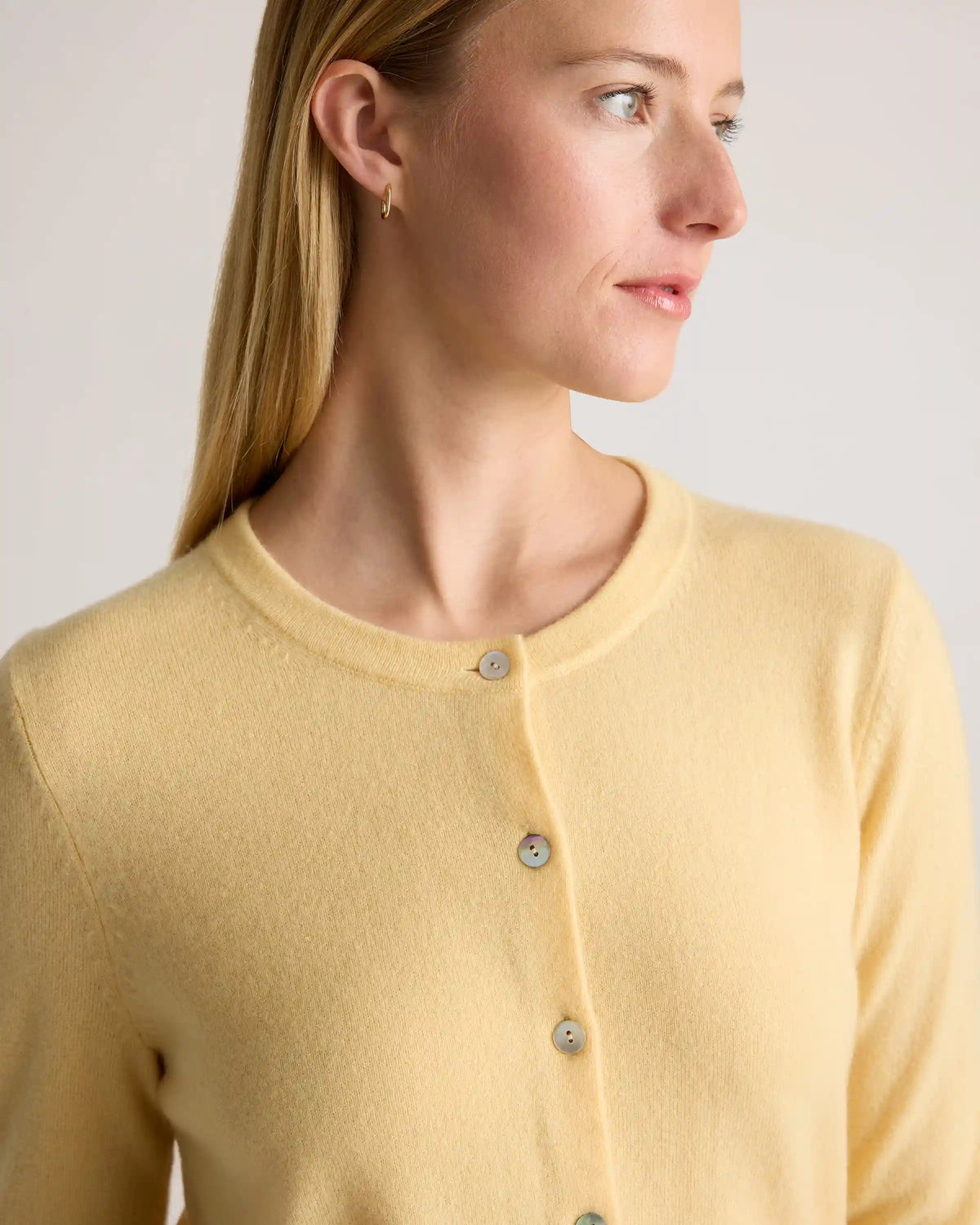 Mongolian Cashmere Cardigan Sweater