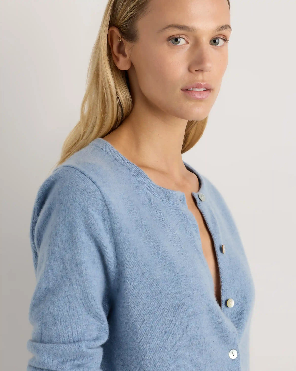 Mongolian Cashmere Cardigan Sweater