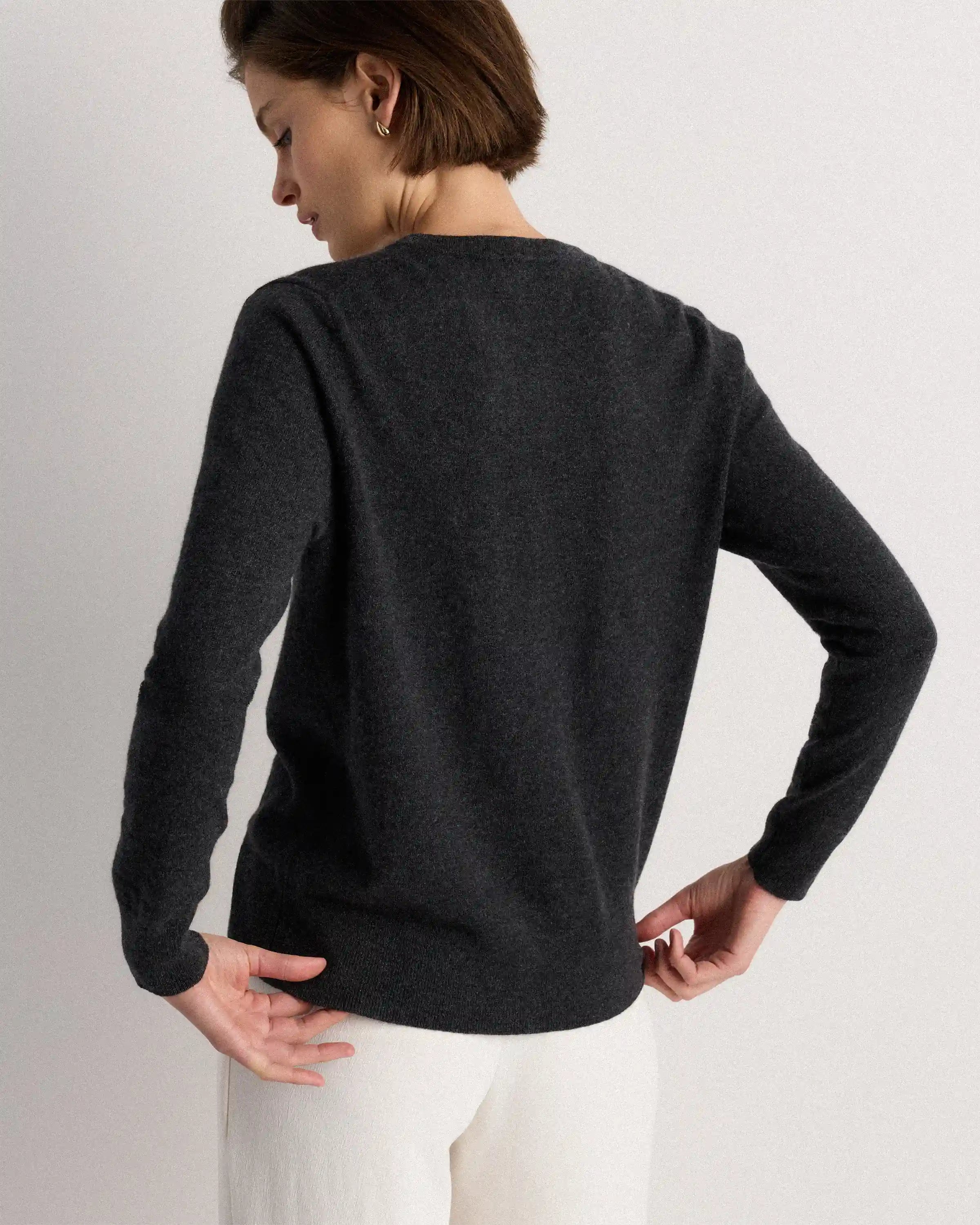 Mongolian Cashmere Cardigan Sweater