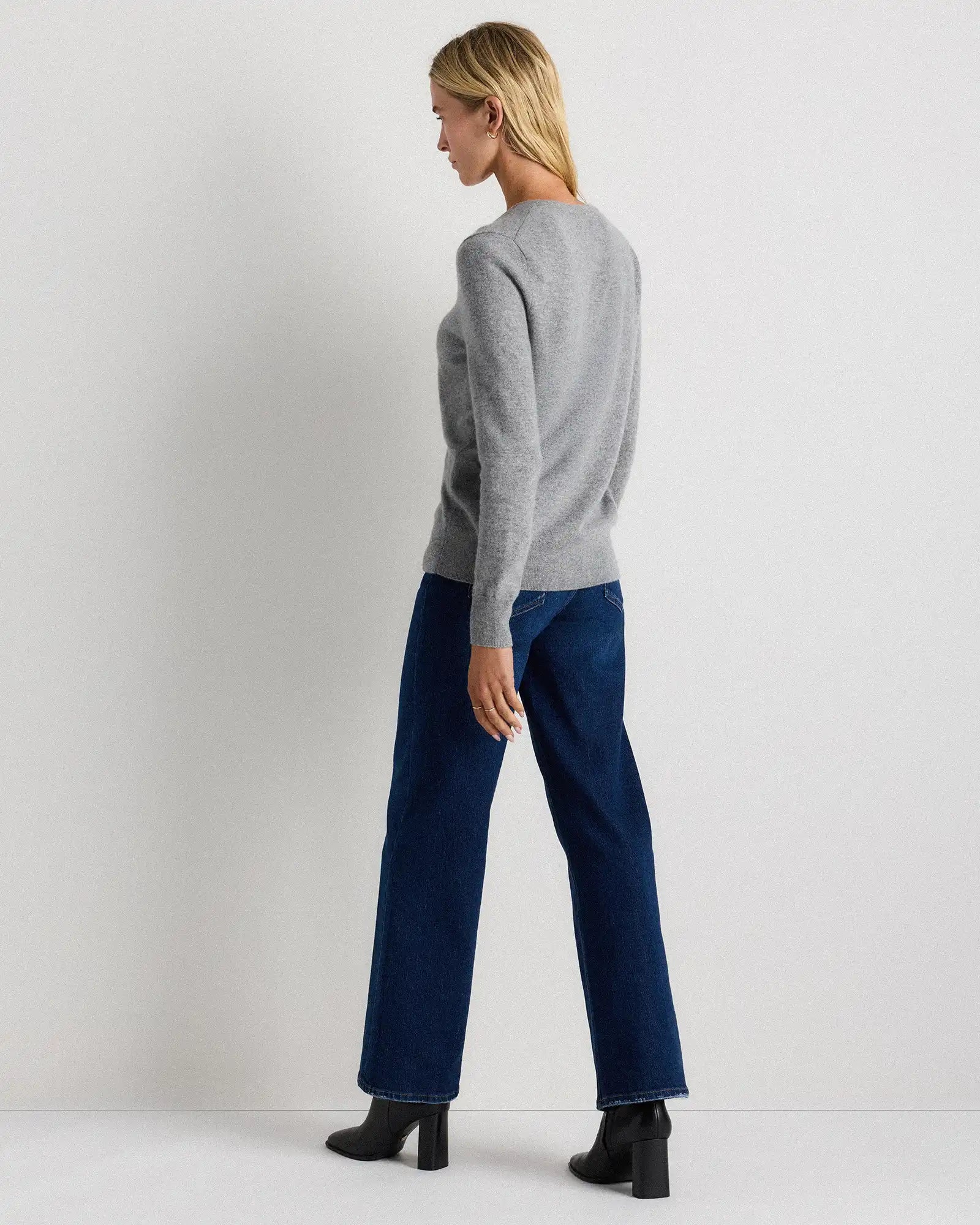 Mongolian Cashmere Cardigan Sweater