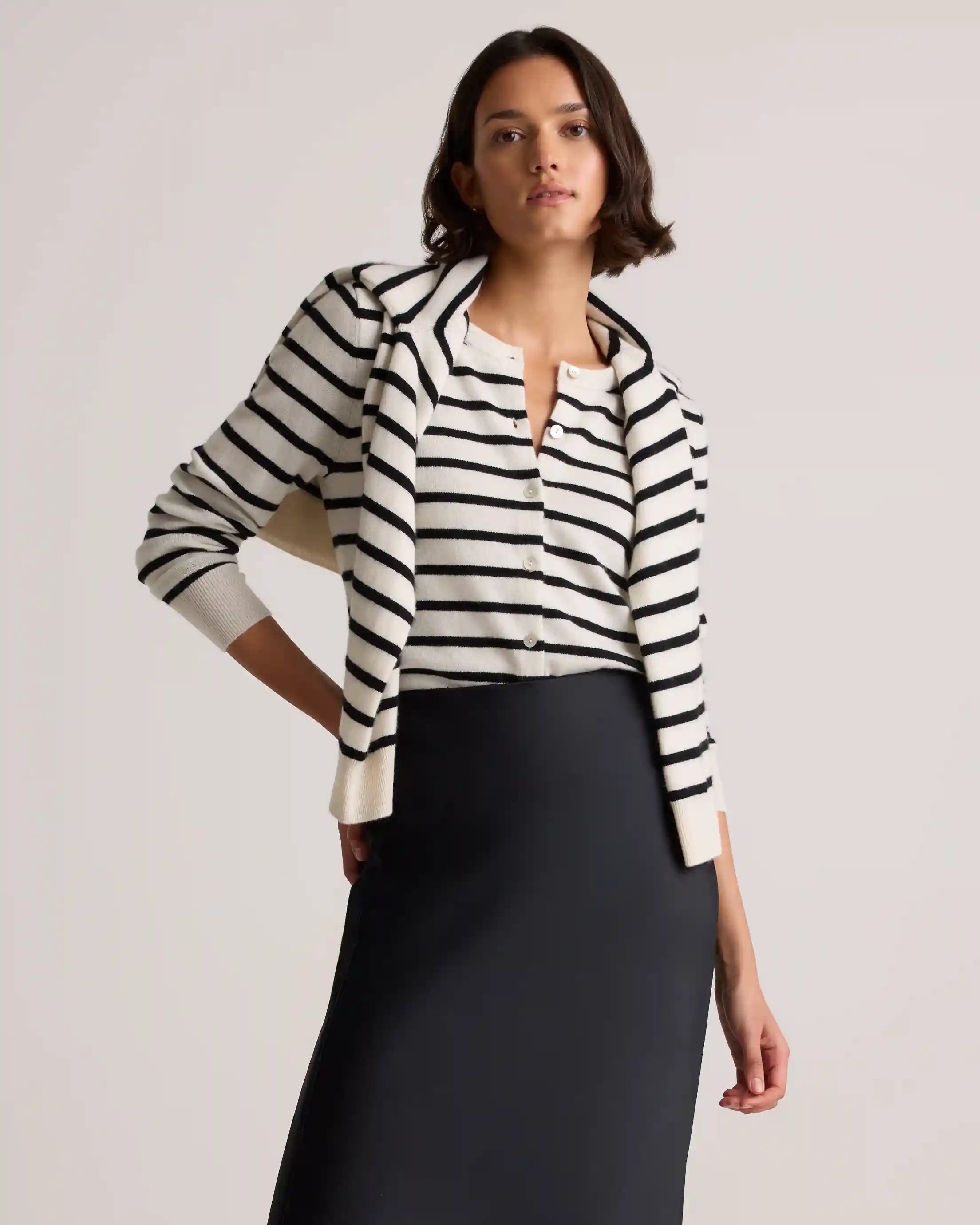 Mongolian Cashmere Cardigan Sweater