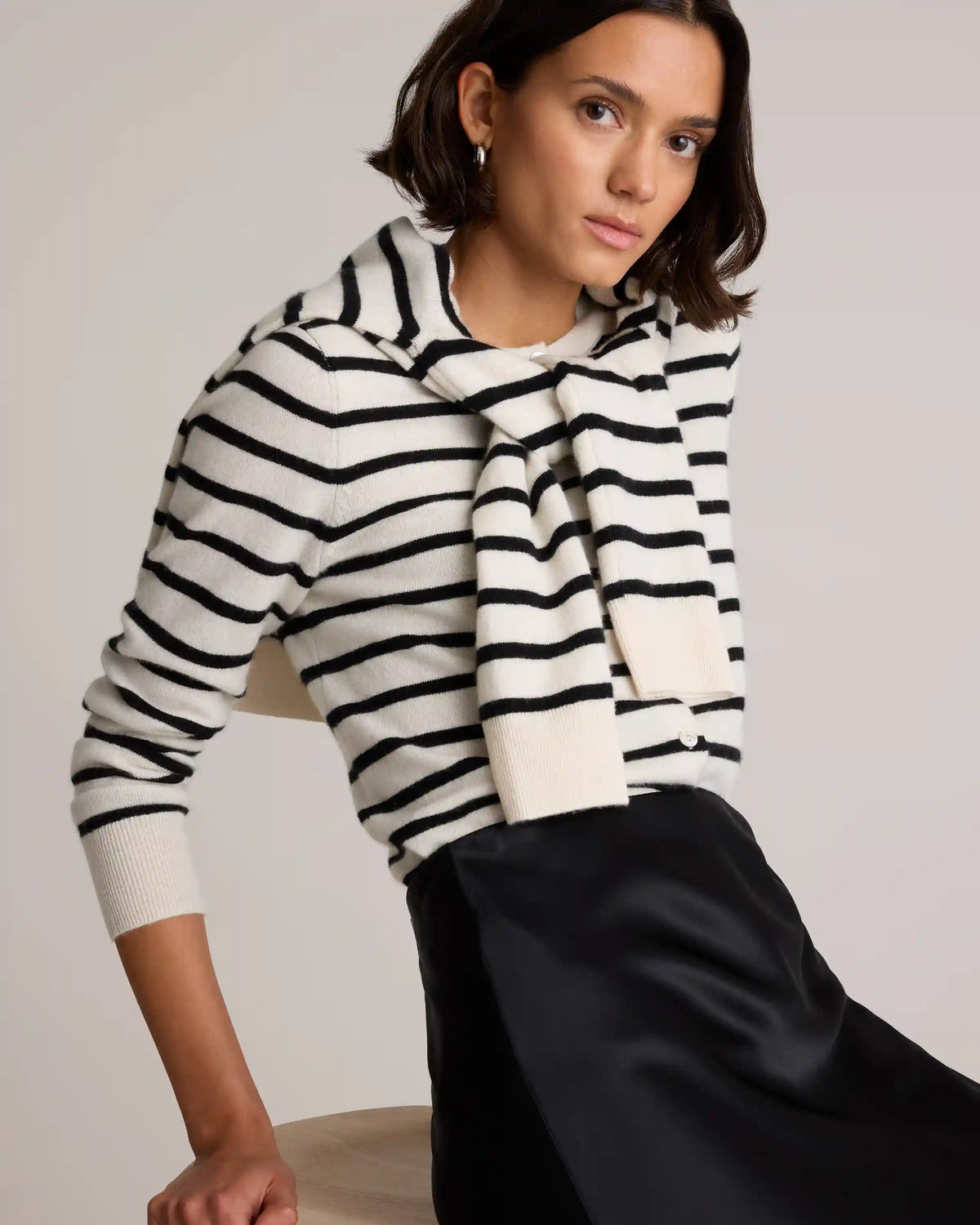 Mongolian Cashmere Cardigan Sweater