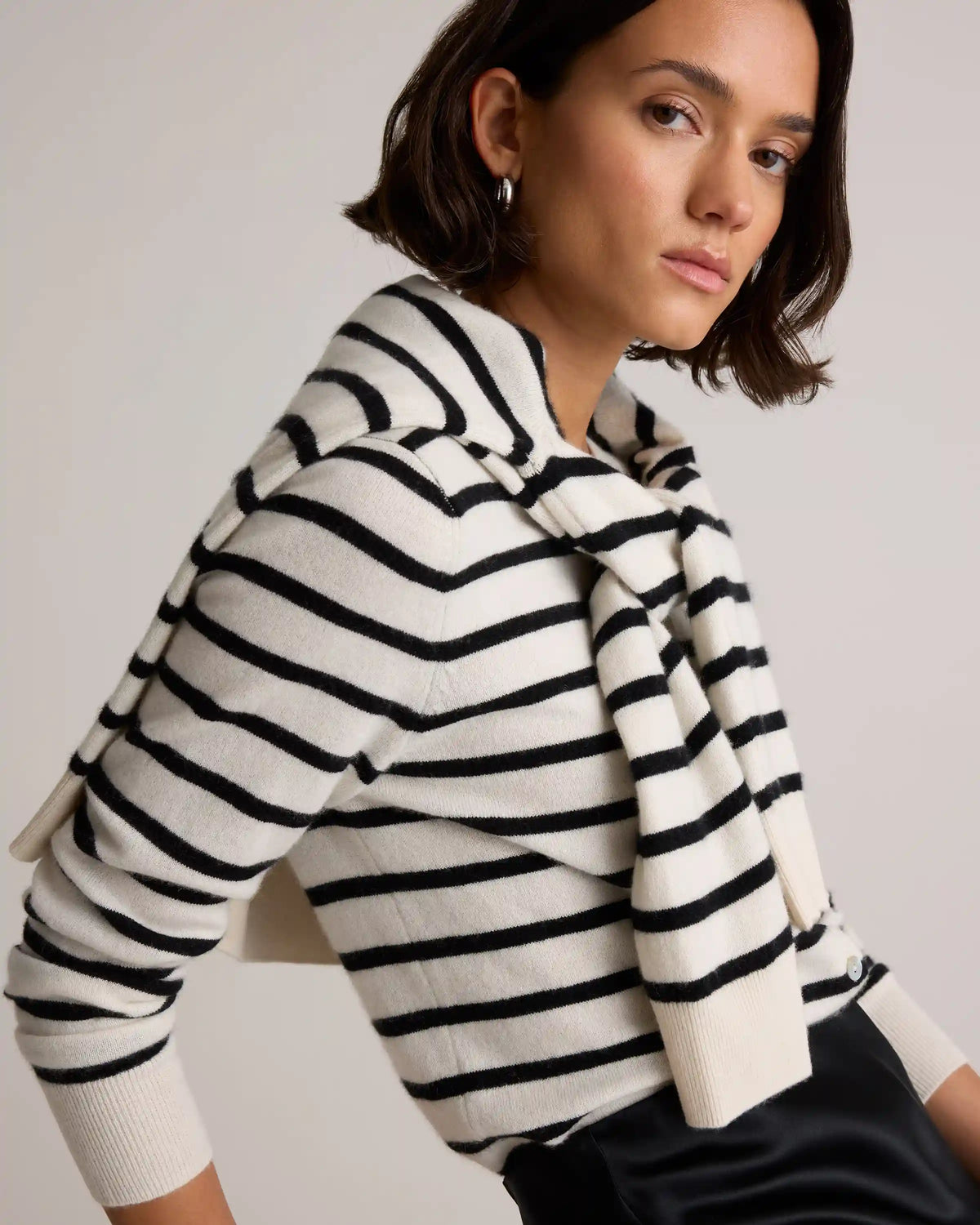 Mongolian Cashmere Cardigan Sweater