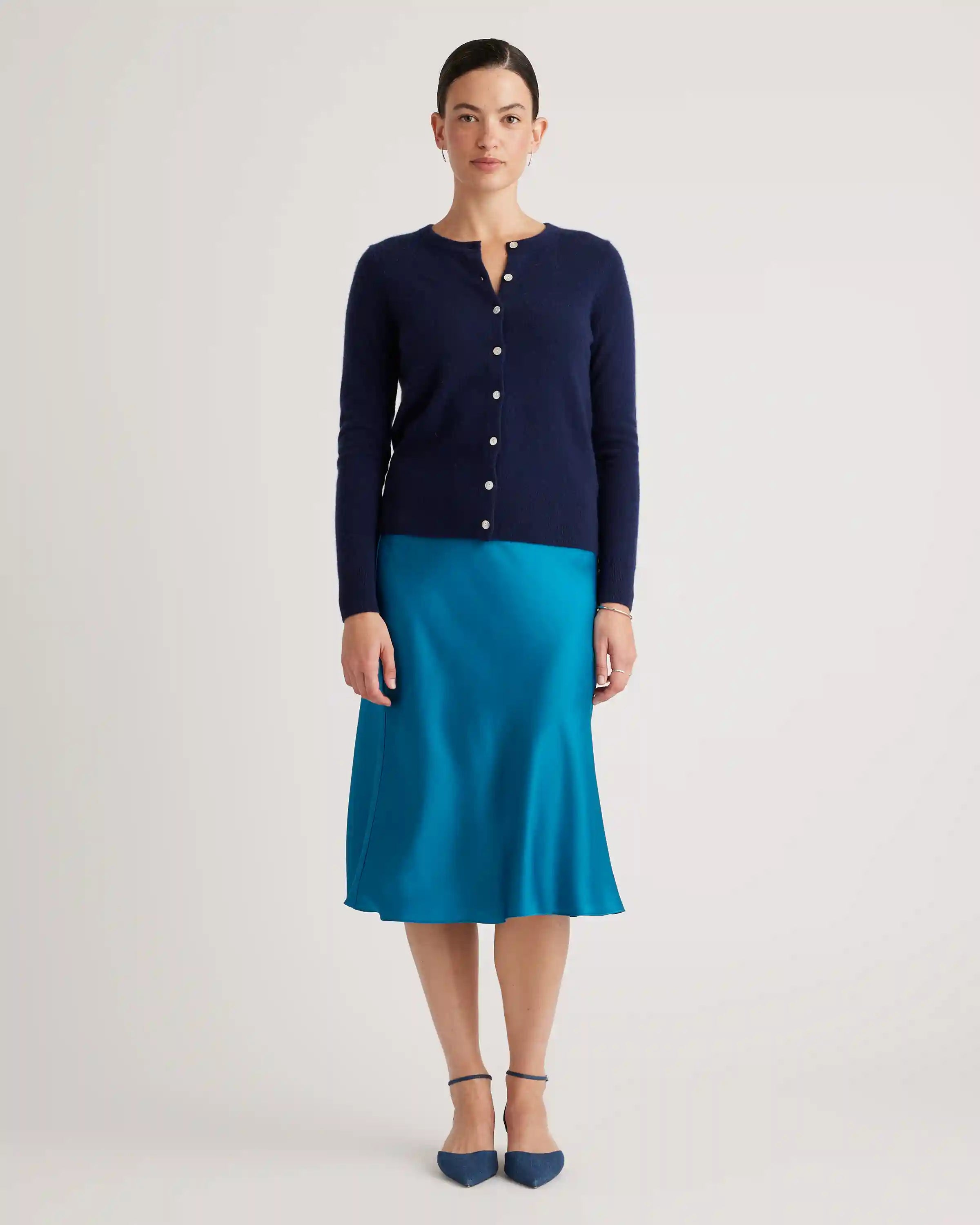 Mongolian Cashmere Cardigan Sweater
