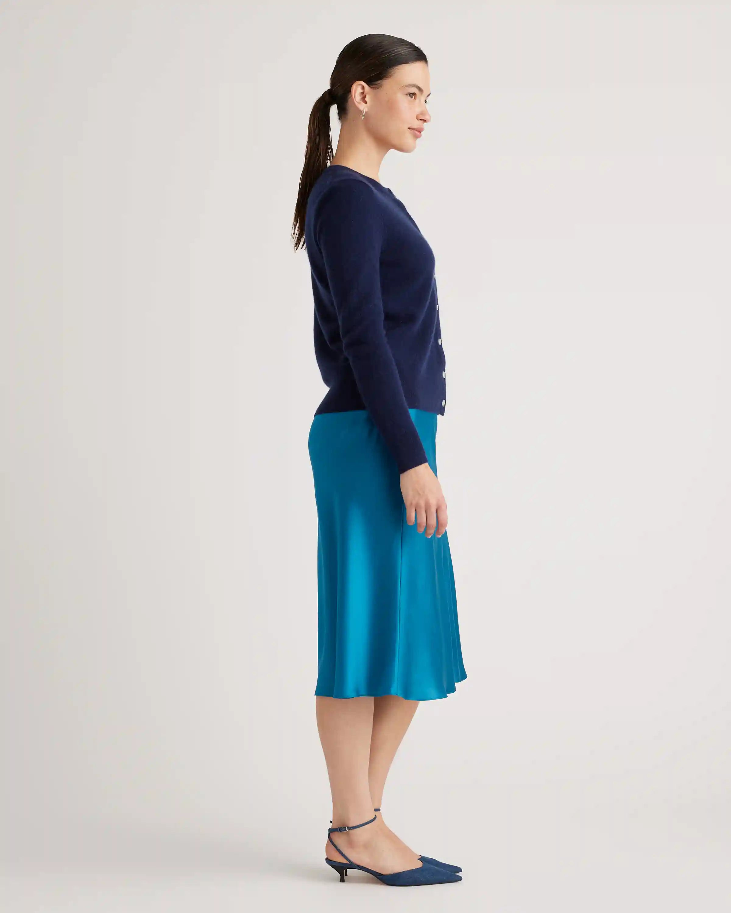 Mongolian Cashmere Cardigan Sweater