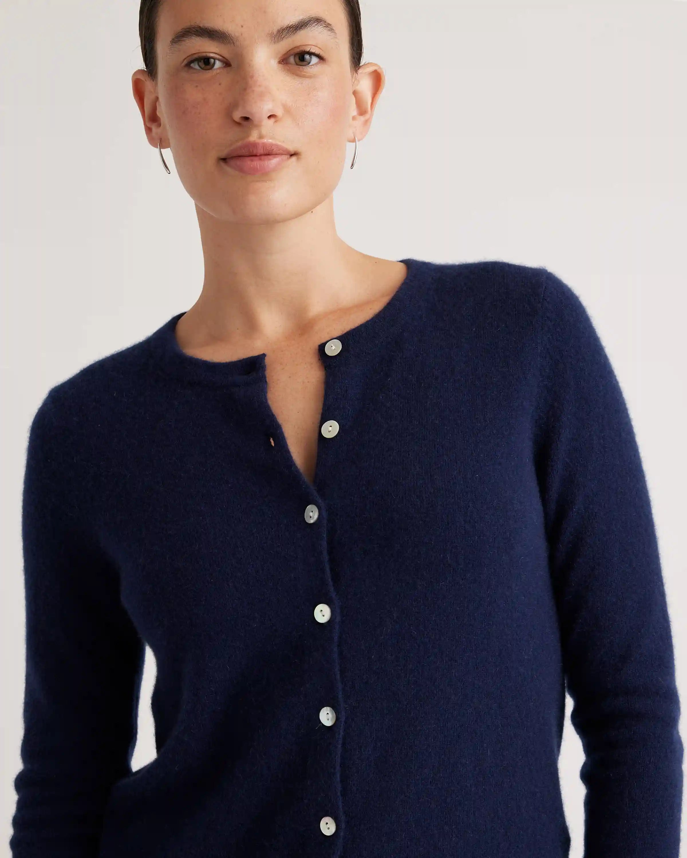 Mongolian Cashmere Cardigan Sweater
