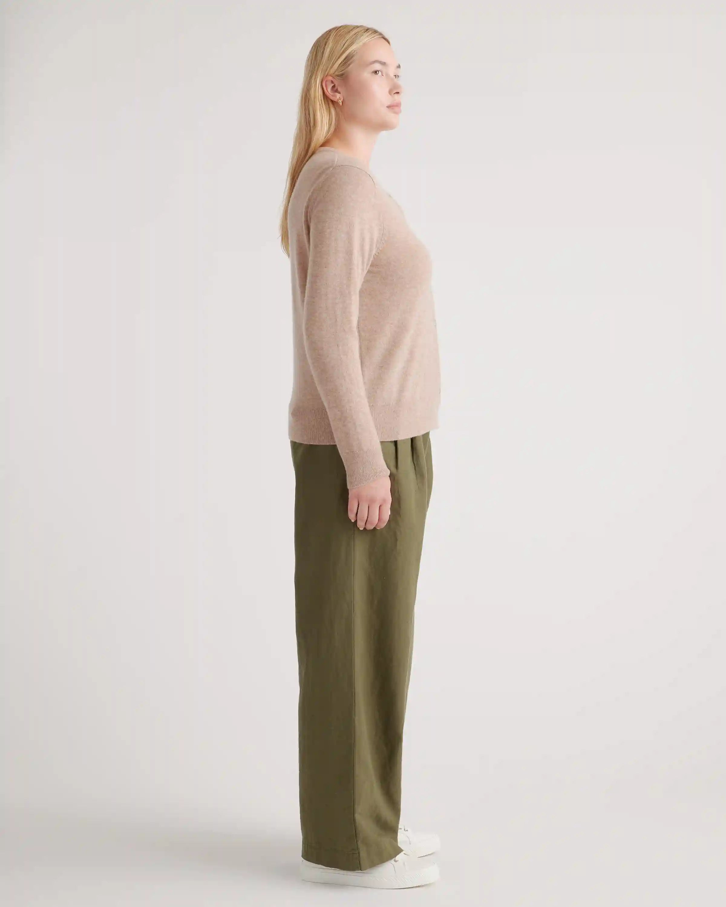 Mongolian Cashmere Cardigan Sweater