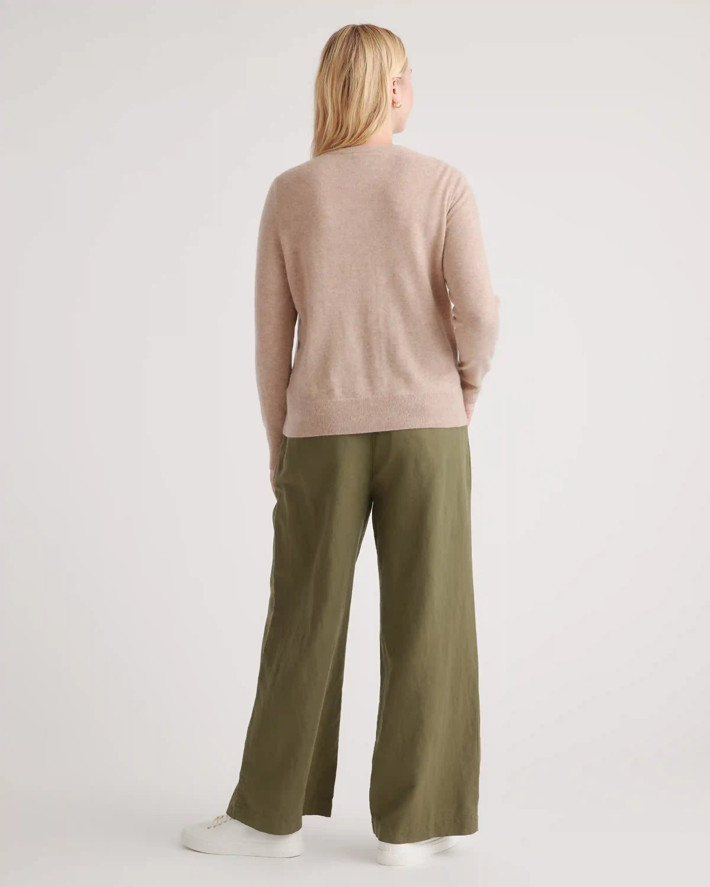 Mongolian Cashmere Cardigan Sweater