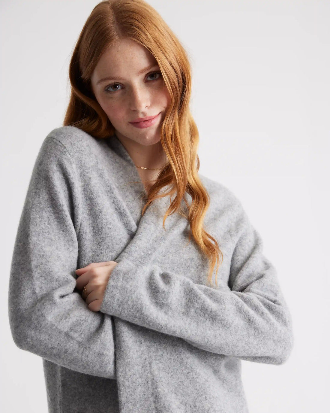 Superfine Merino Wool Sweater Coat