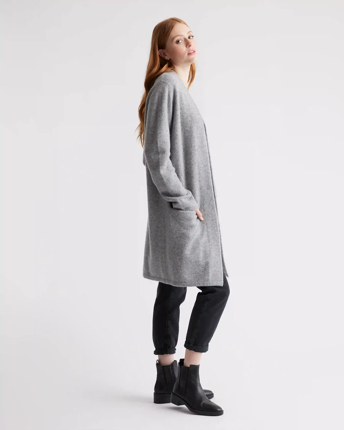 Superfine Merino Wool Sweater Coat