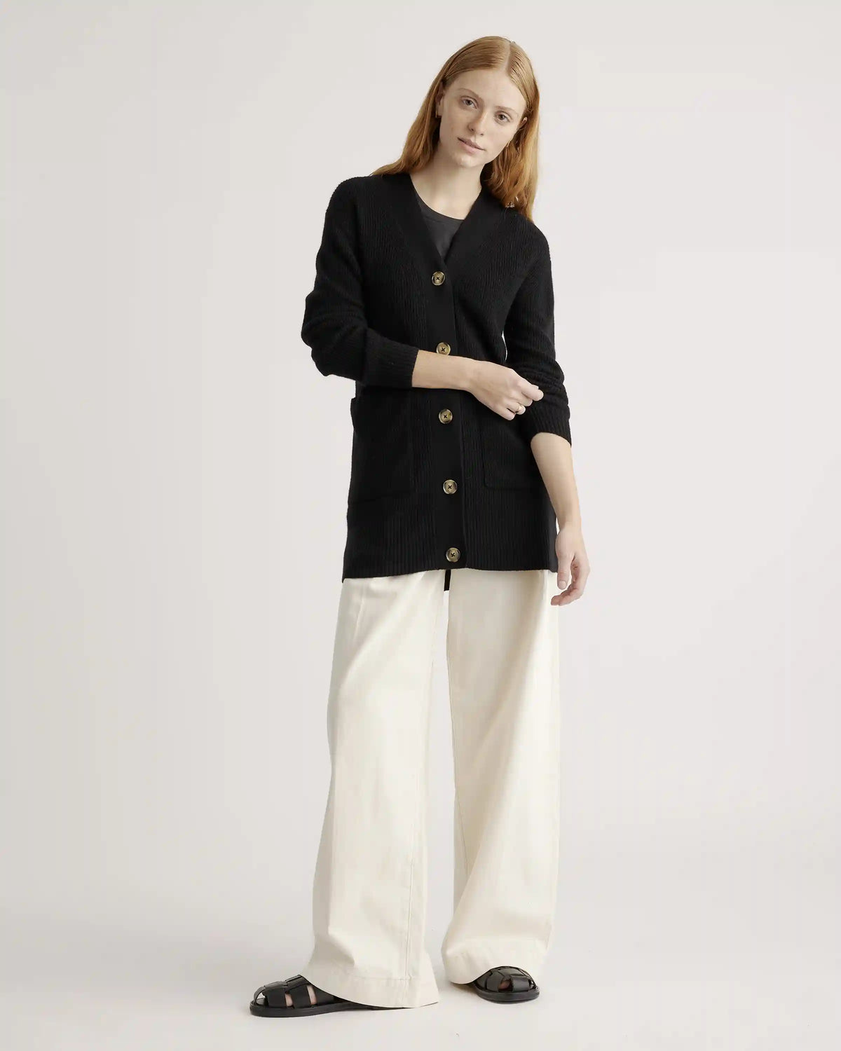 Baby Alpaca-Wool Oversized Cardigan