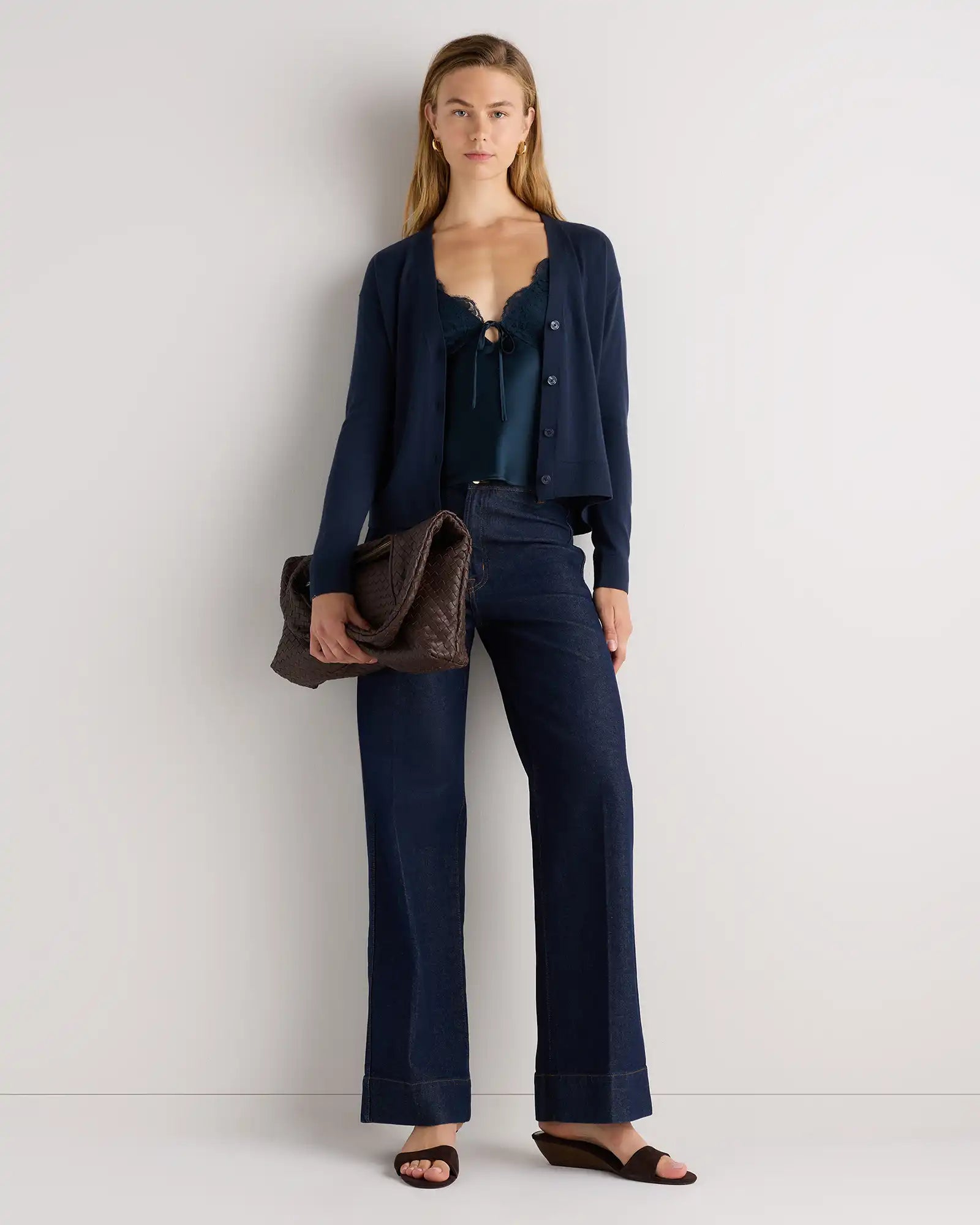 Lightweight Cotton Cashmere Cardigan