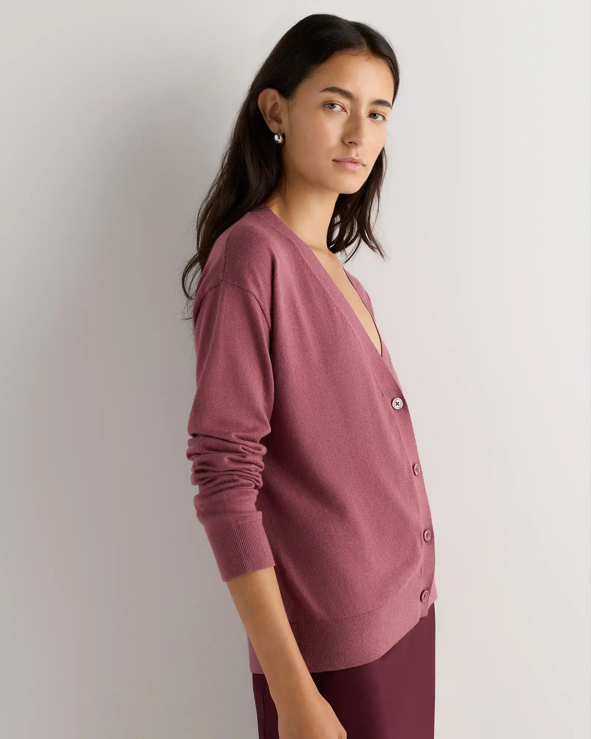 Lightweight Cotton Cashmere Cardigan