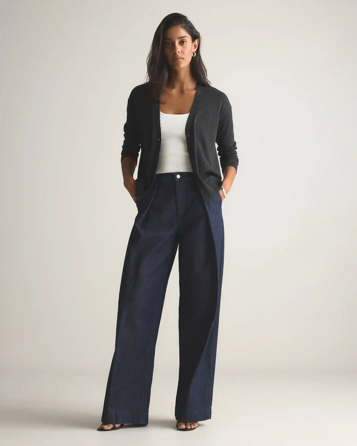 Lightweight Cotton Cashmere Cardigan