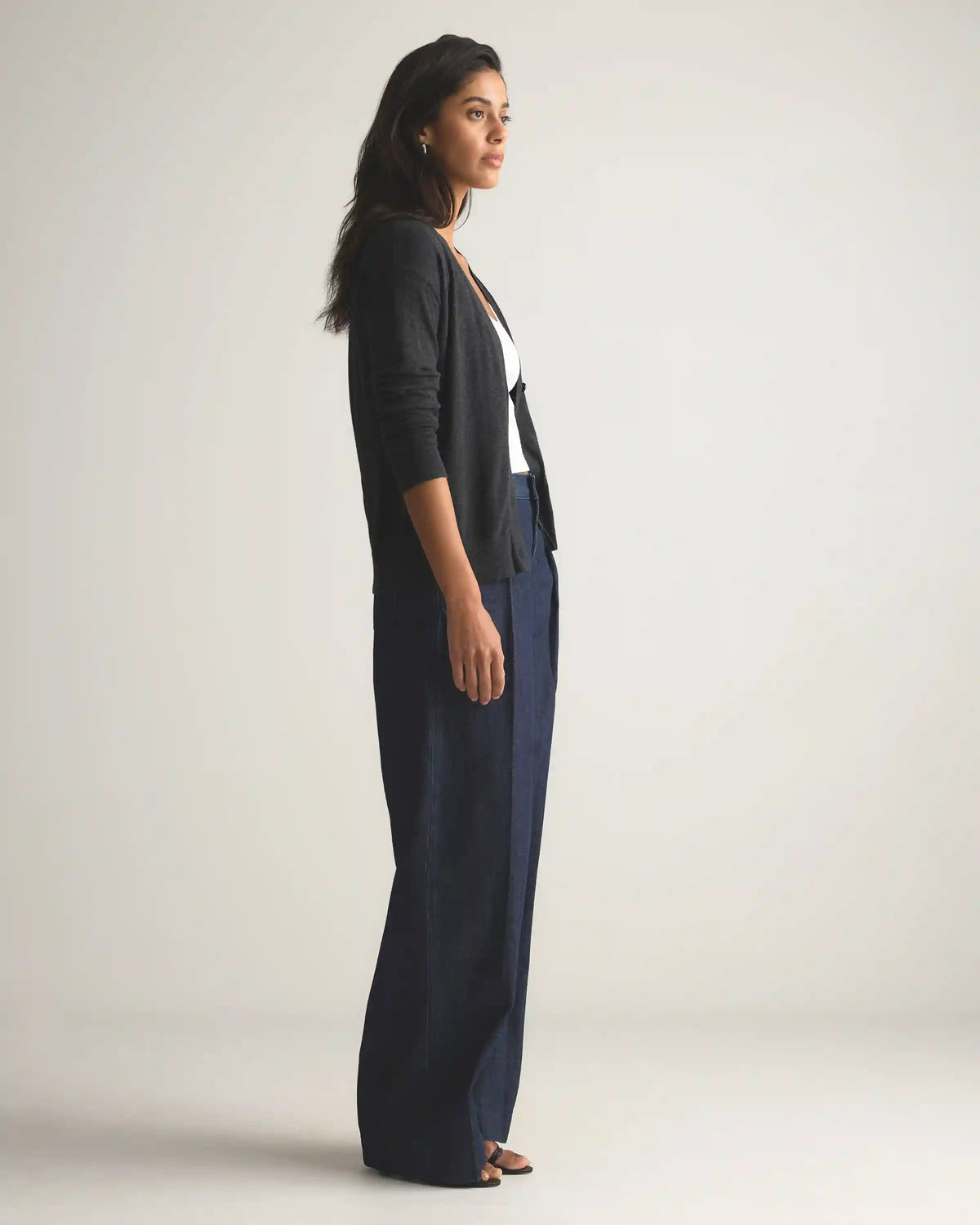 Lightweight Cotton Cashmere Cardigan