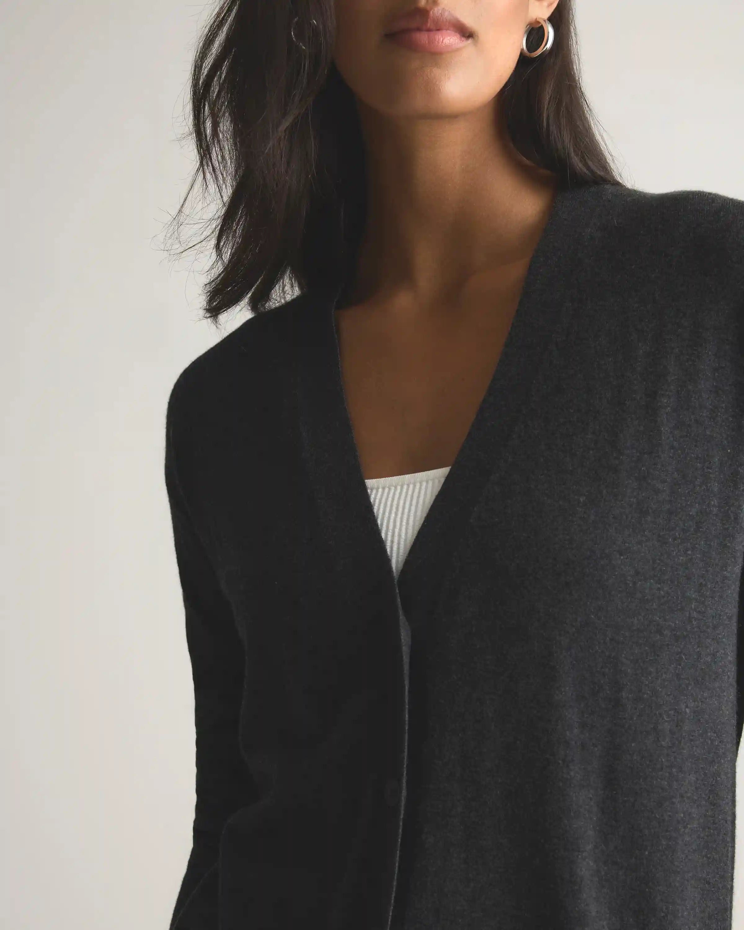 Lightweight Cotton Cashmere Cardigan