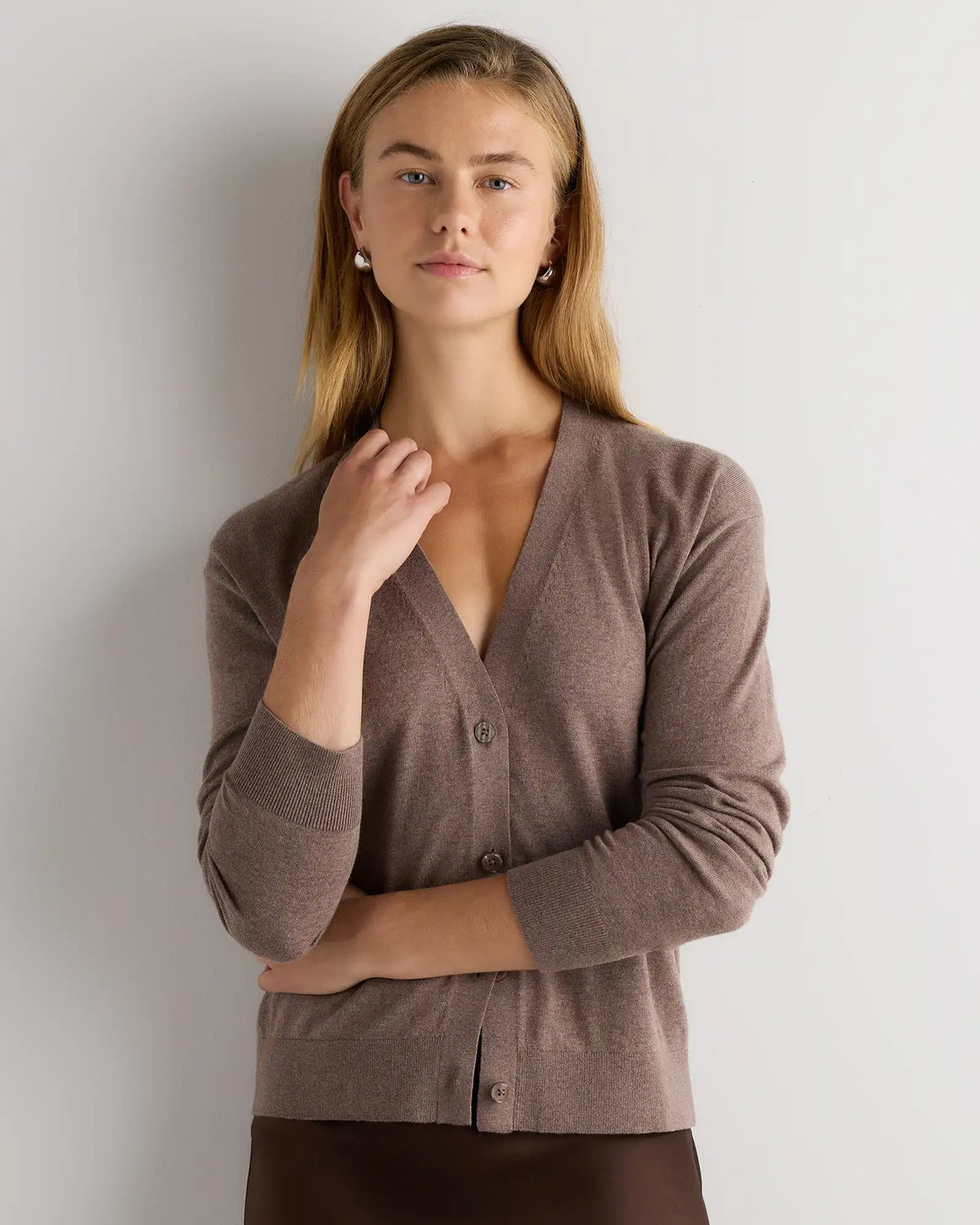 Lightweight Cotton Cashmere Cardigan