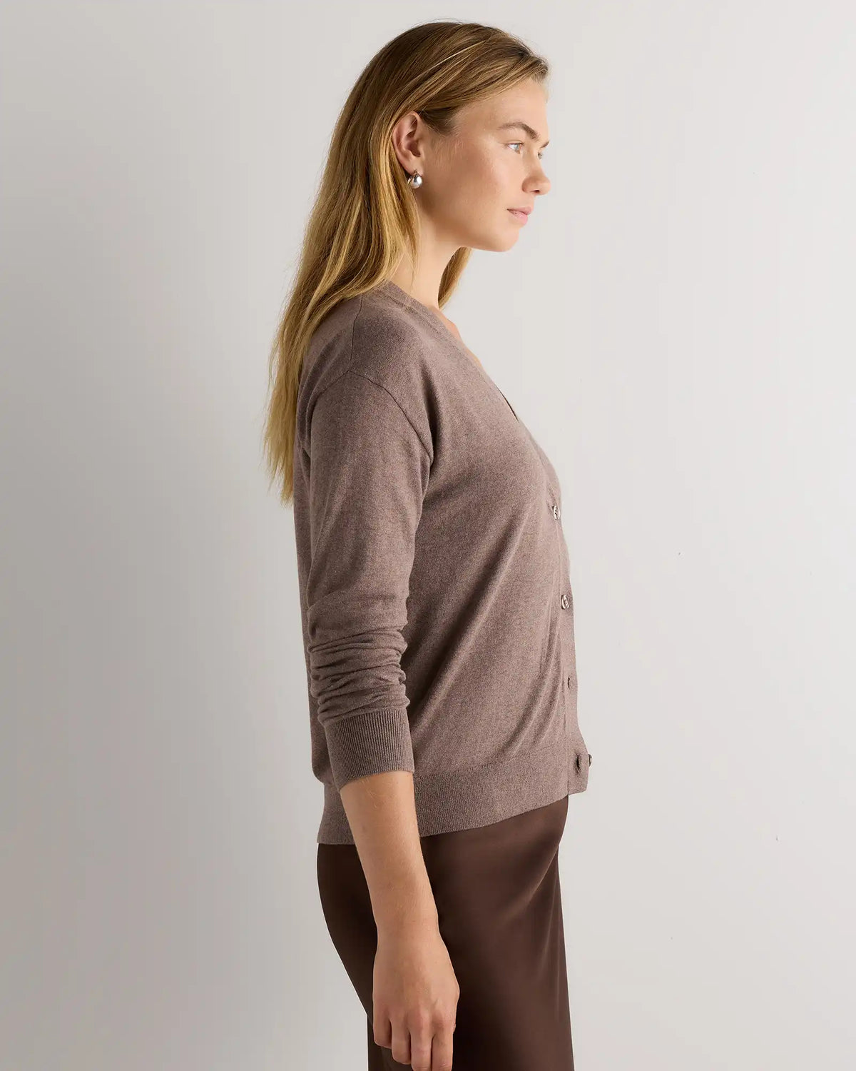 Lightweight Cotton Cashmere Cardigan