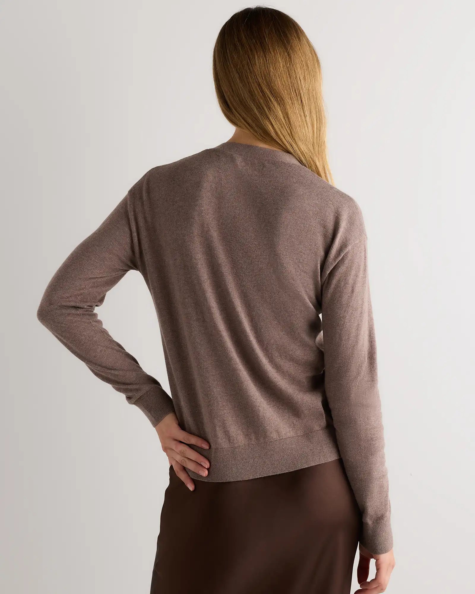 Lightweight Cotton Cashmere Cardigan