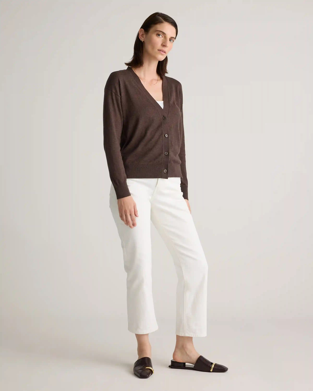 Lightweight Cotton Cashmere Cardigan