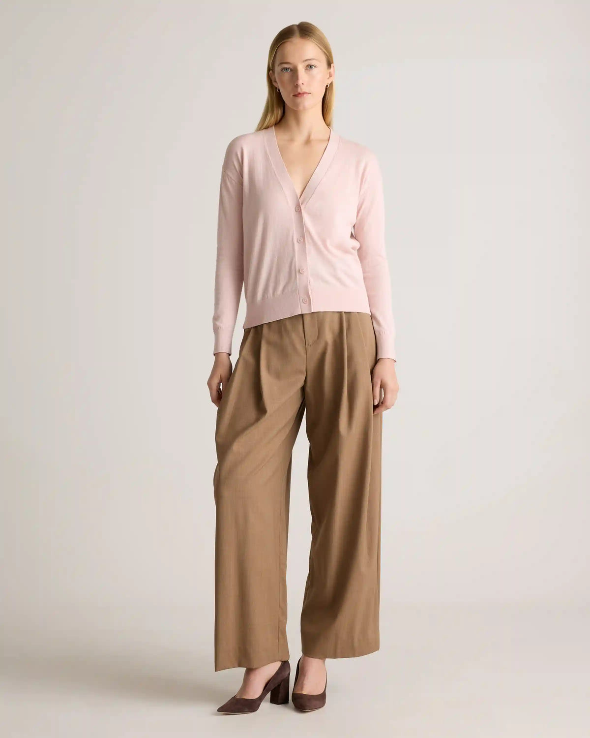 Lightweight Cotton Cashmere Cardigan