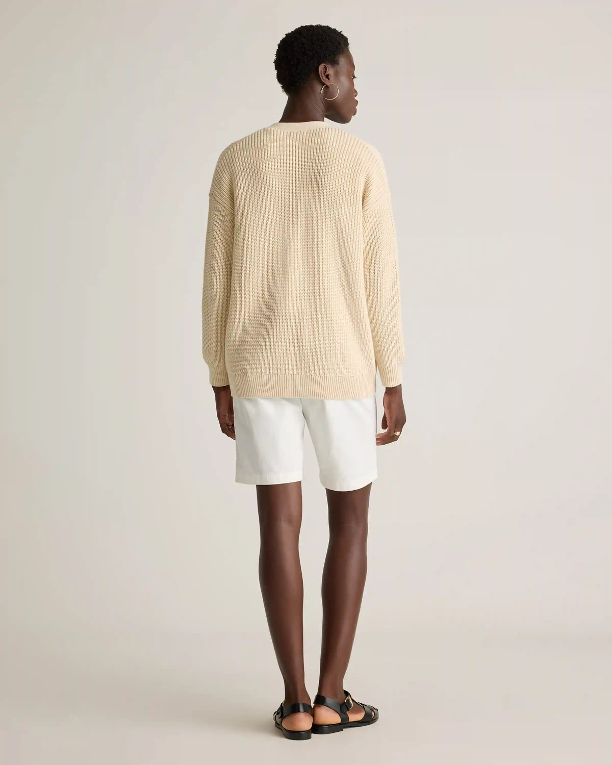 100% Organic Cotton Oversized Boyfriend Cardigan