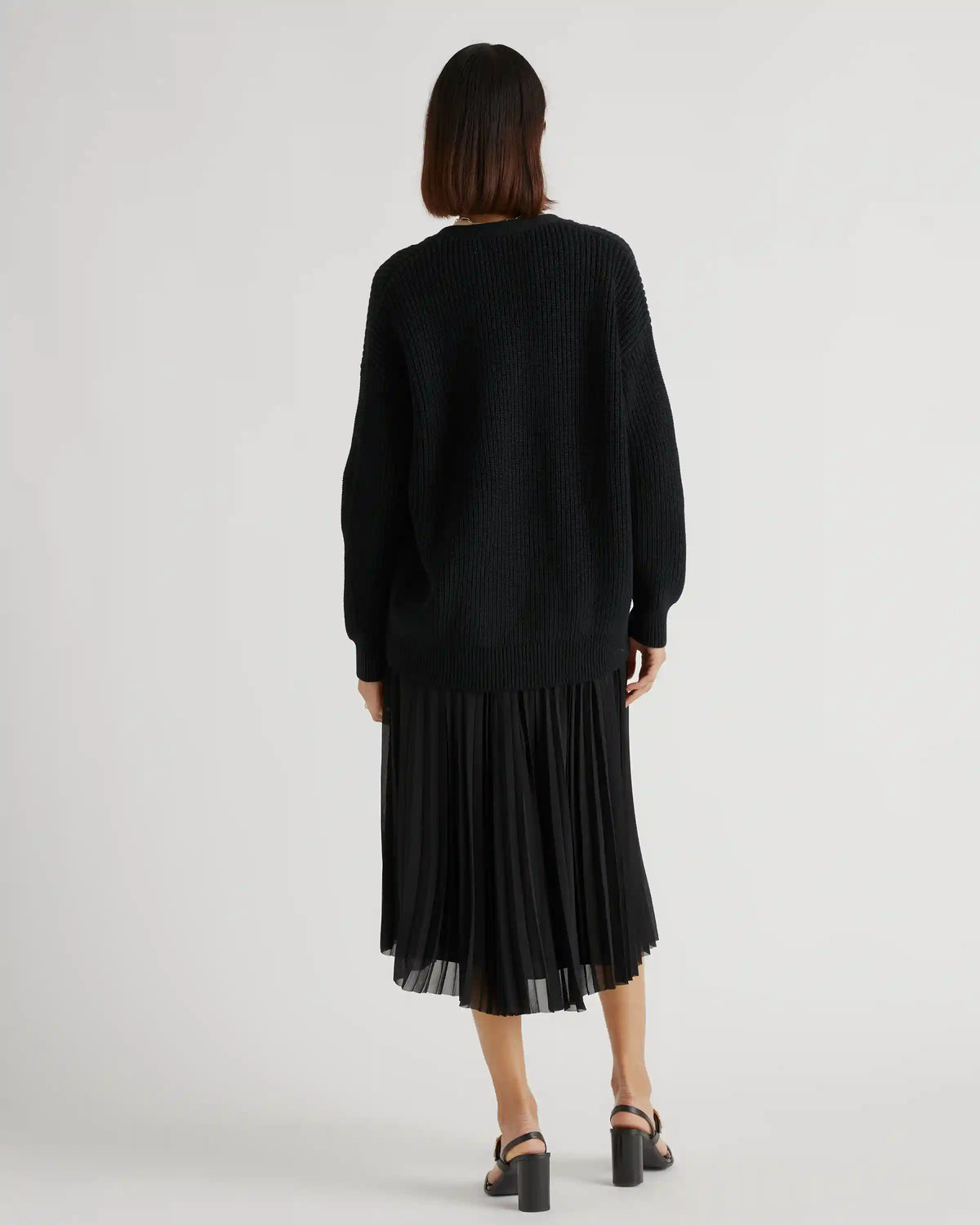 100% Organic Cotton Oversized Boyfriend Cardigan