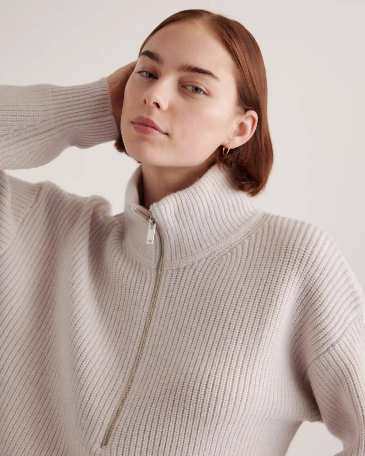 Australian Merino Wool Half Zip Sweater