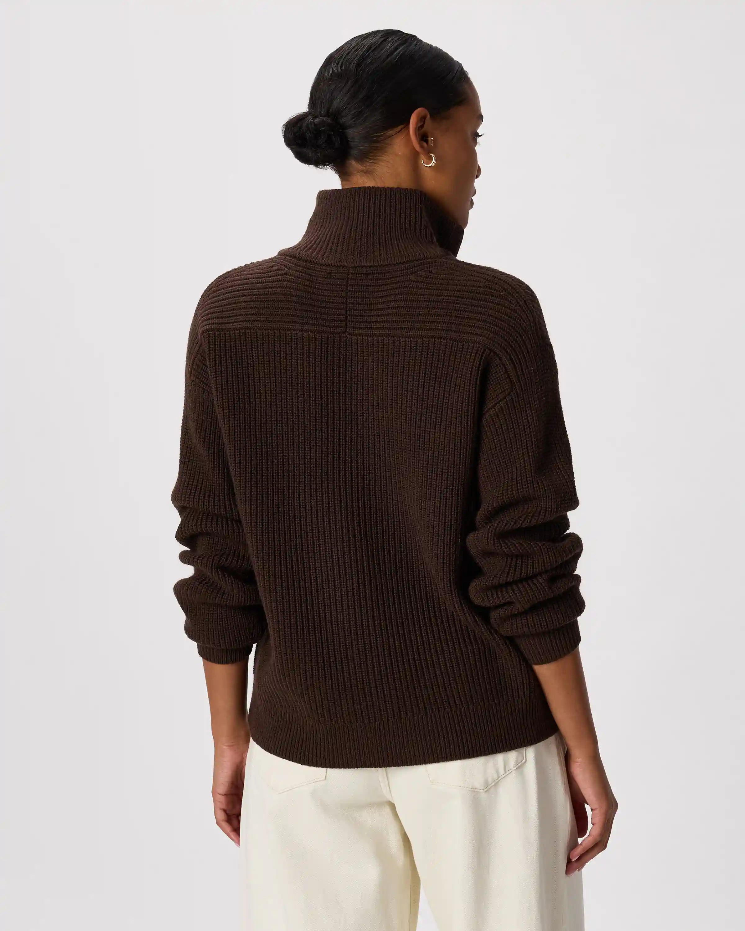 Australian Merino Wool Half Zip Sweater