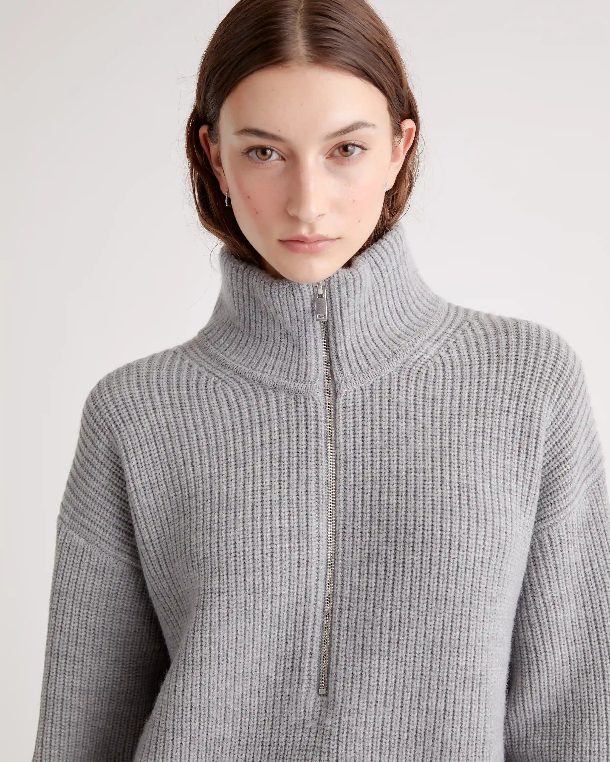 Australian Merino Wool Half Zip Sweater