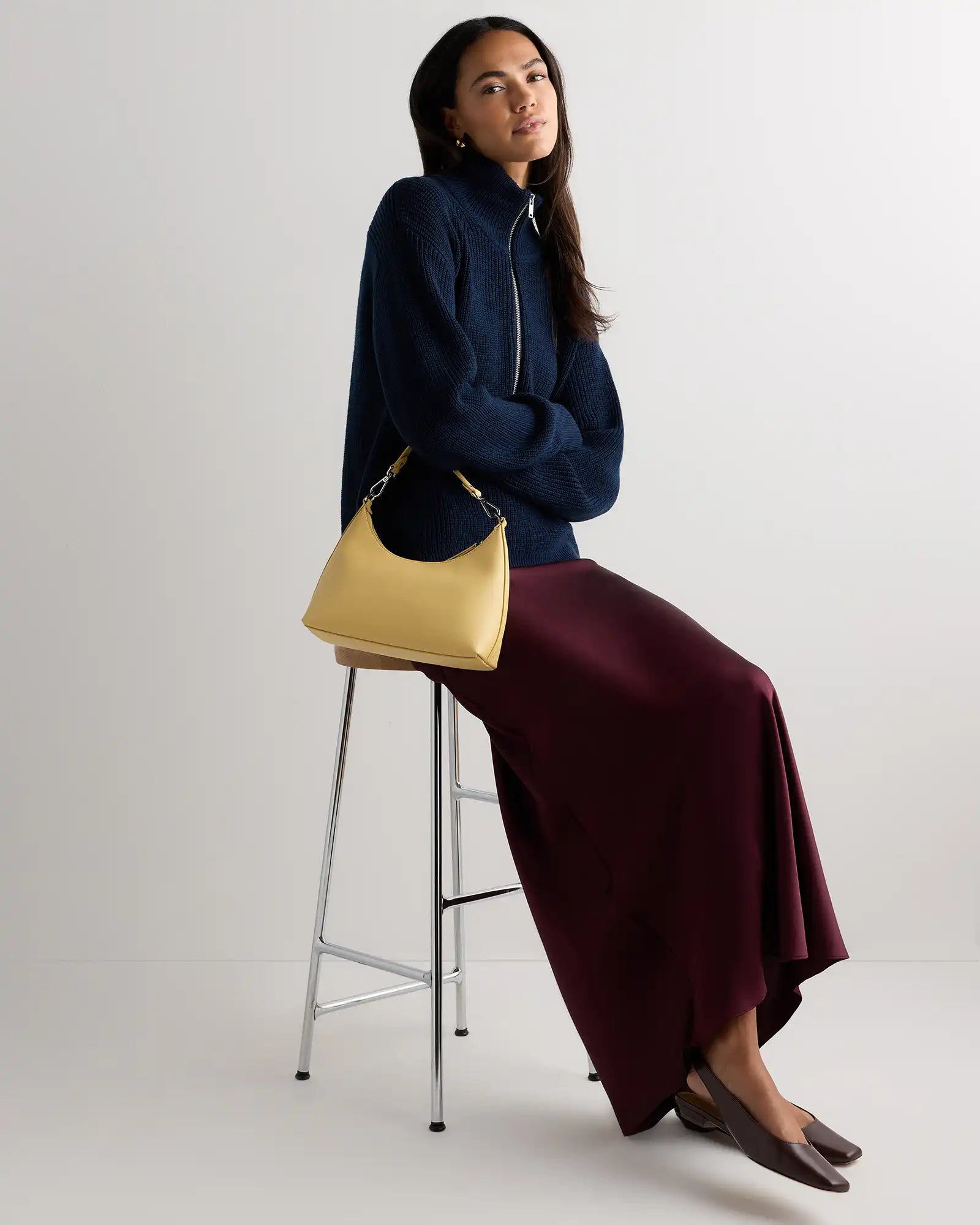 Australian Merino Wool Half Zip Sweater