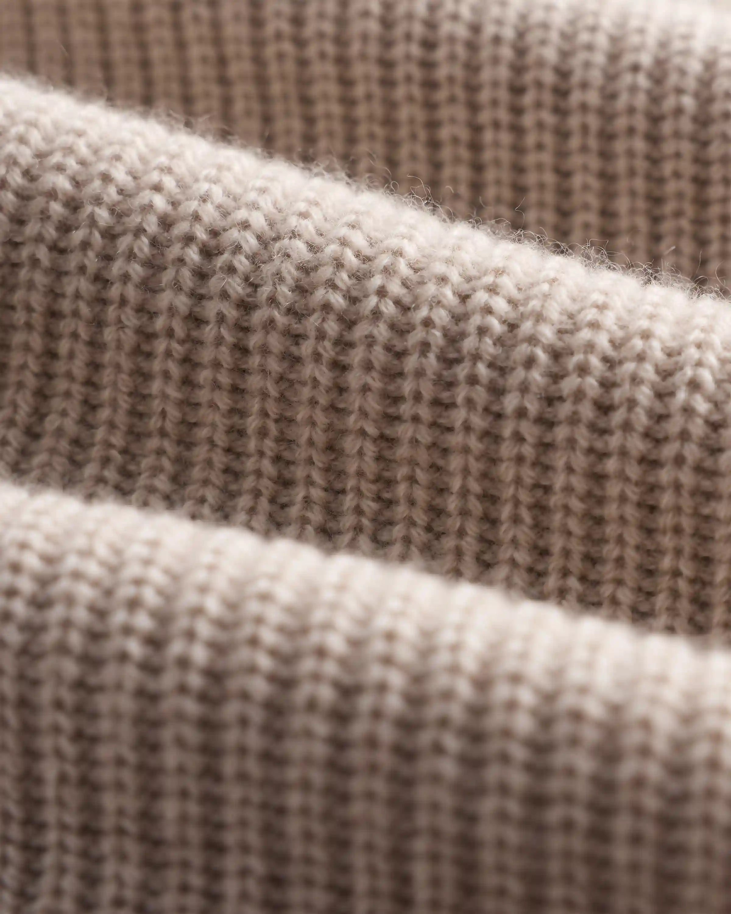 Mongolian Cashmere Fisherman Turtleneck Sweater