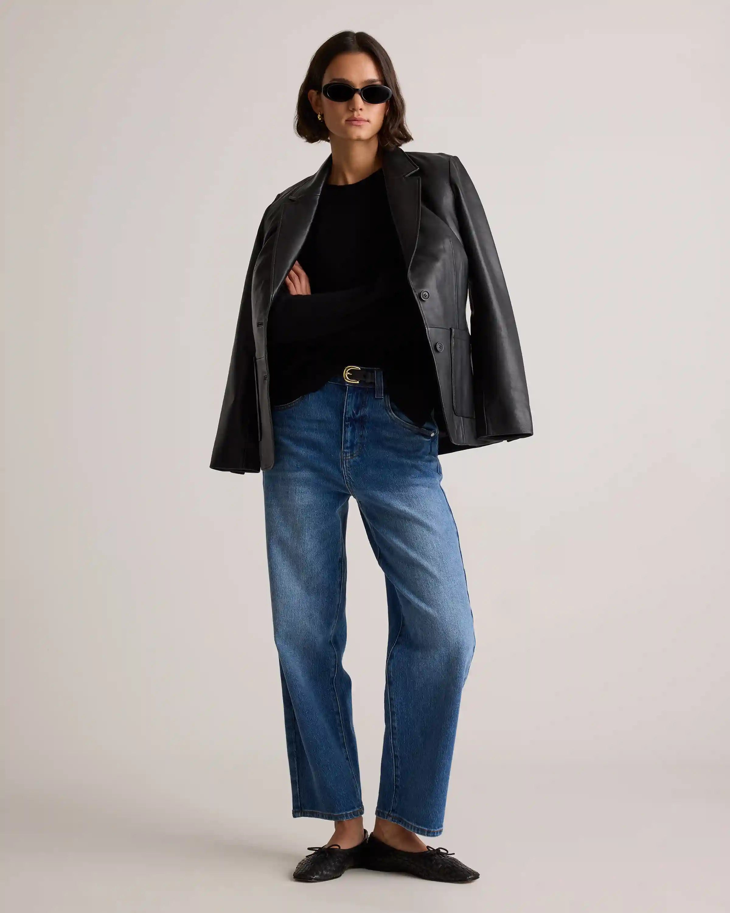 Mongolian Cashmere Boxy Crewneck Sweater
