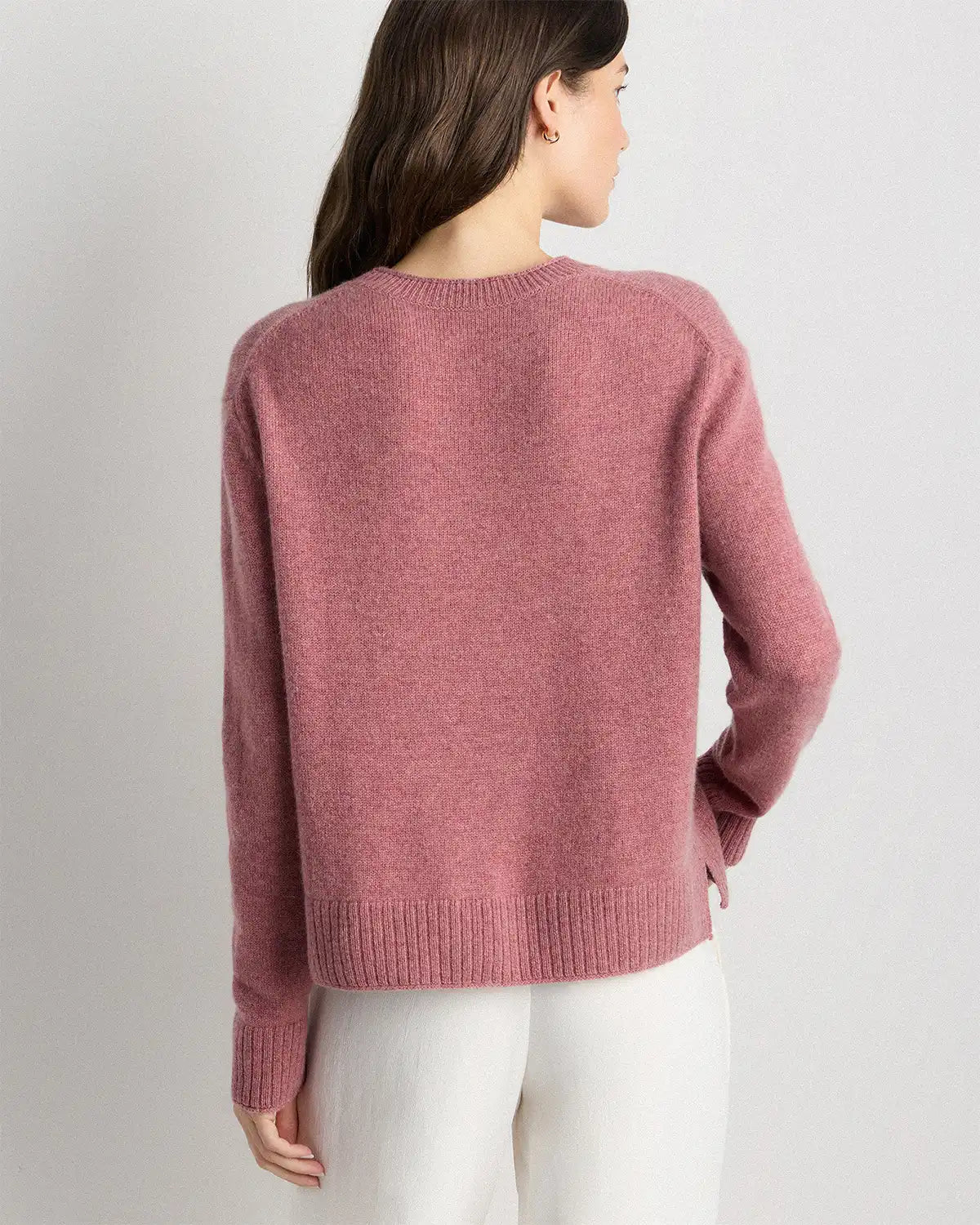 Mongolian Cashmere Boxy Crewneck Sweater