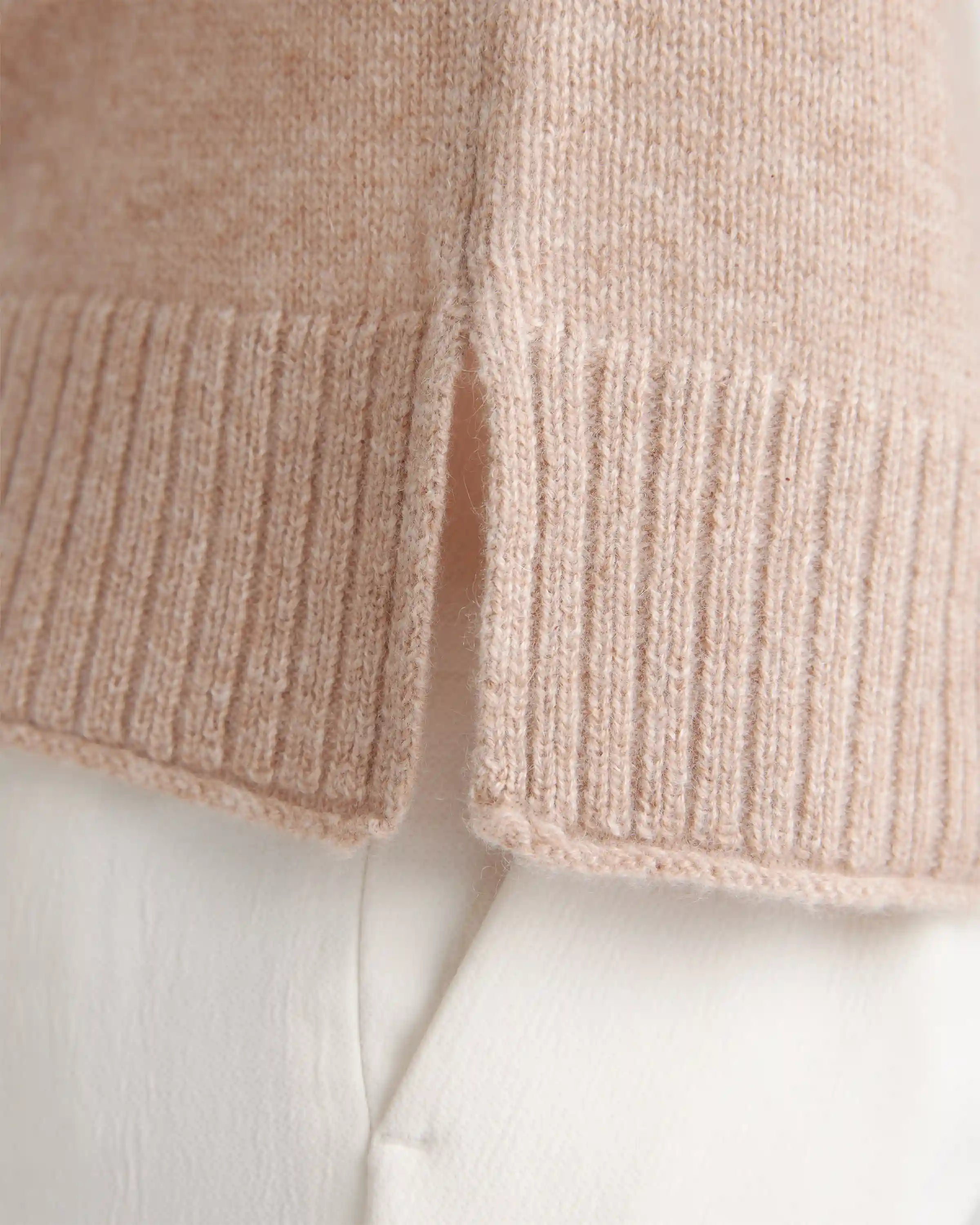 Mongolian Cashmere Boxy Crewneck Sweater