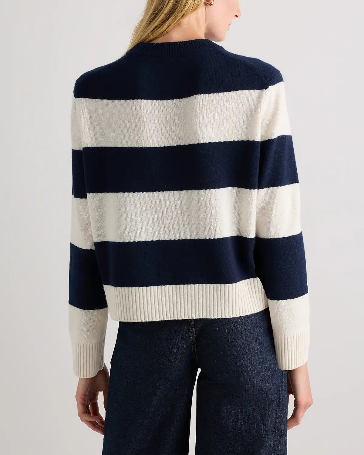 Mongolian Cashmere Oversized Crewneck Sweater