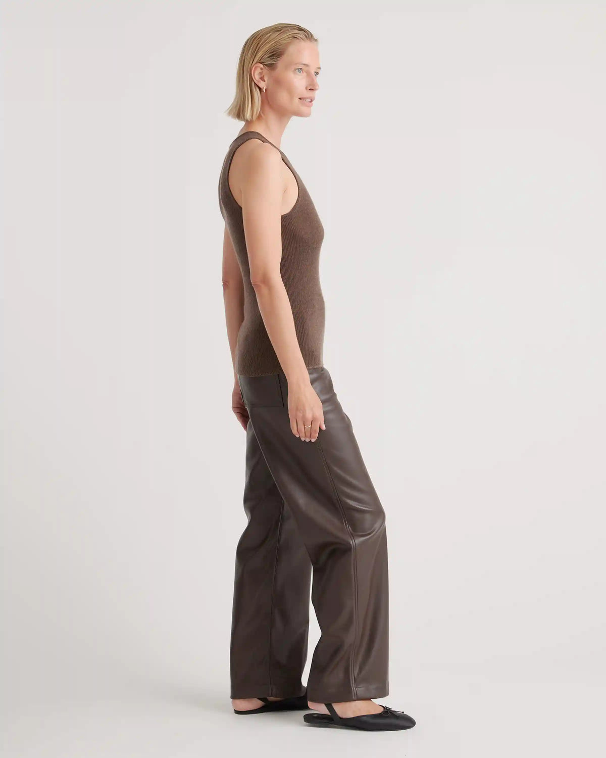 Featherweight Cashmere Ribbed Tank