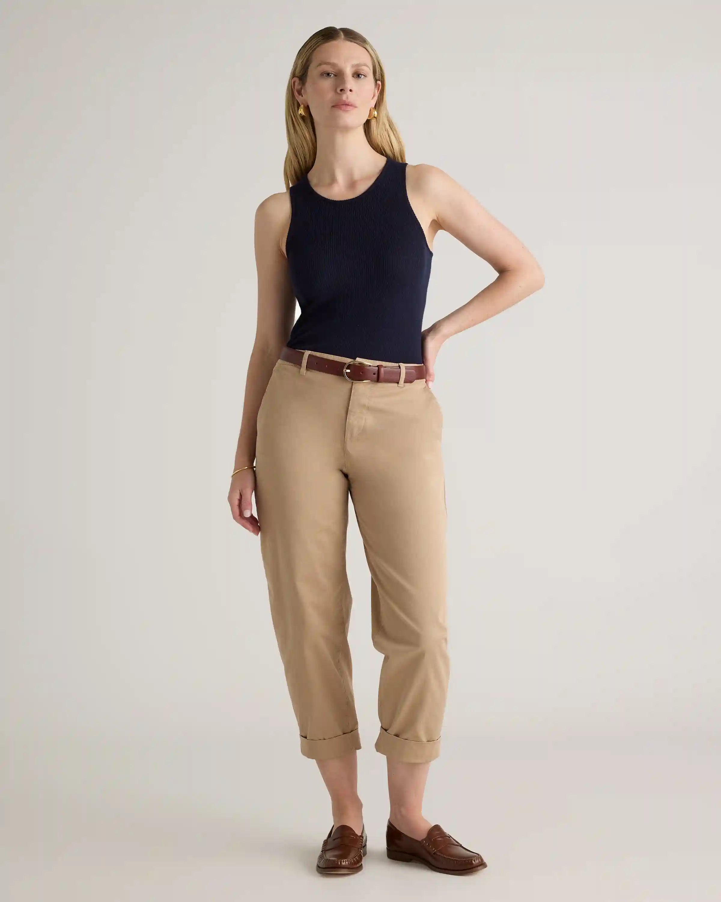 Featherweight Cashmere Ribbed Tank