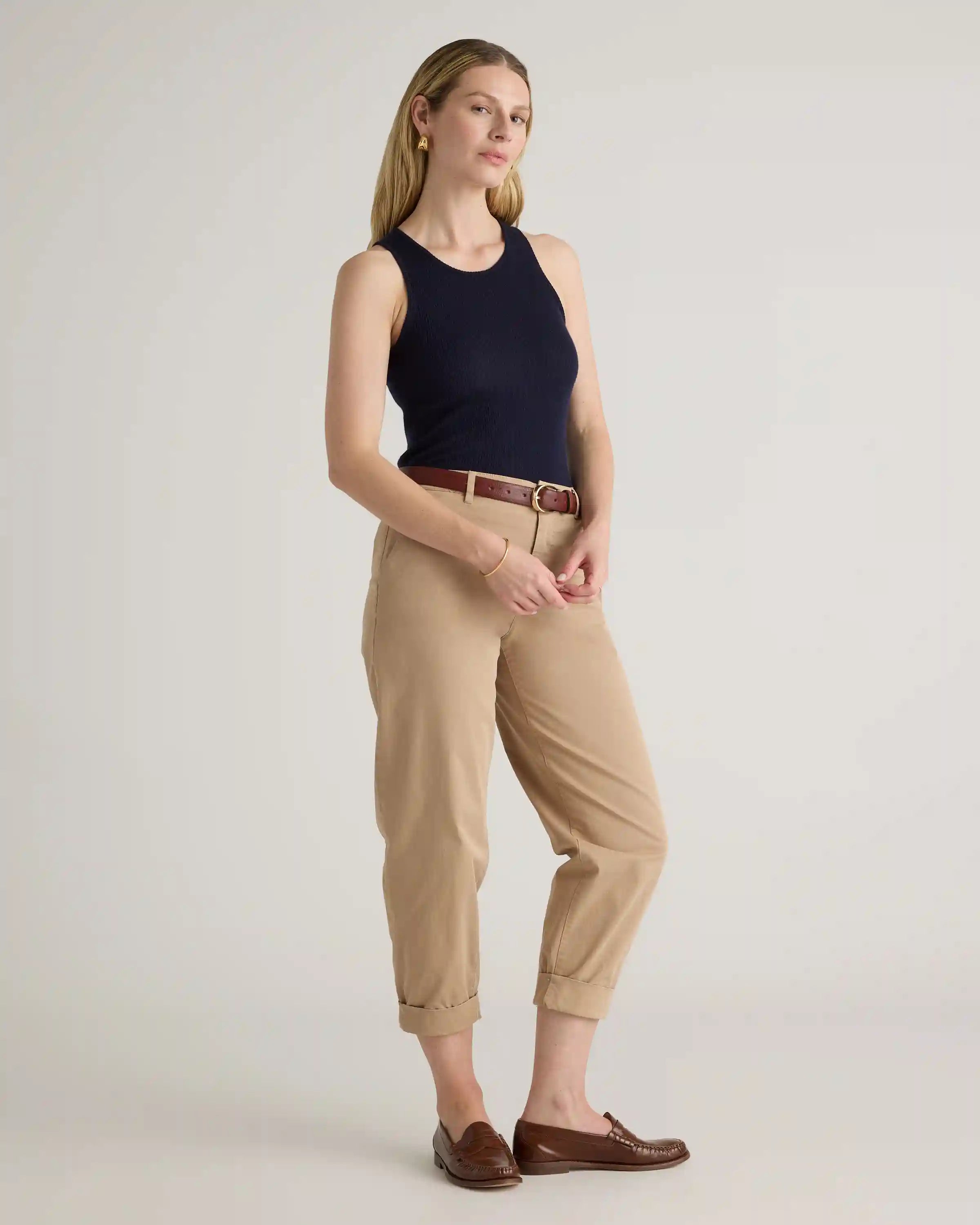 Featherweight Cashmere Ribbed Tank