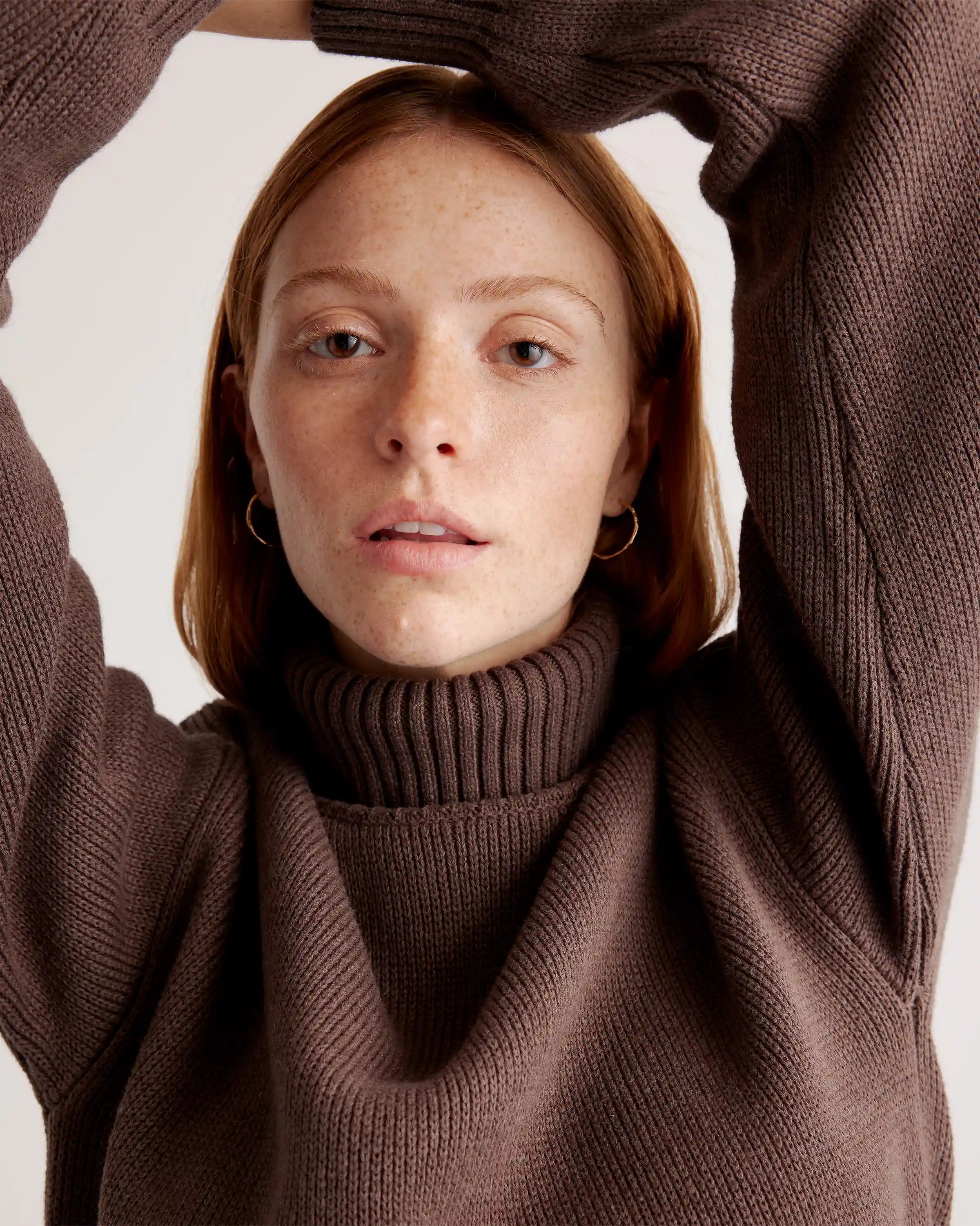 100% Organic Cotton Turtleneck Sweater
